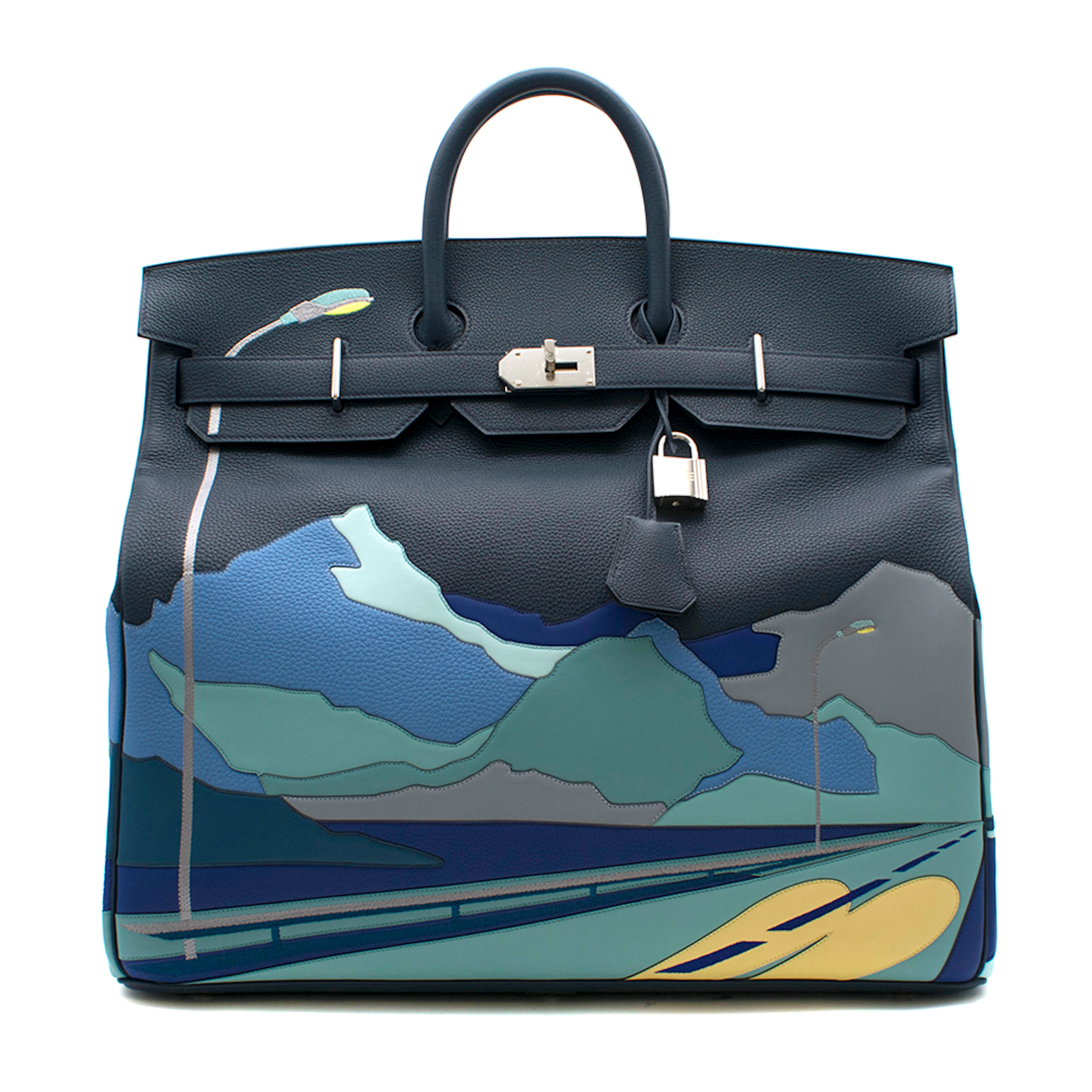 Hermès | blue de prusse limited edition endless road...