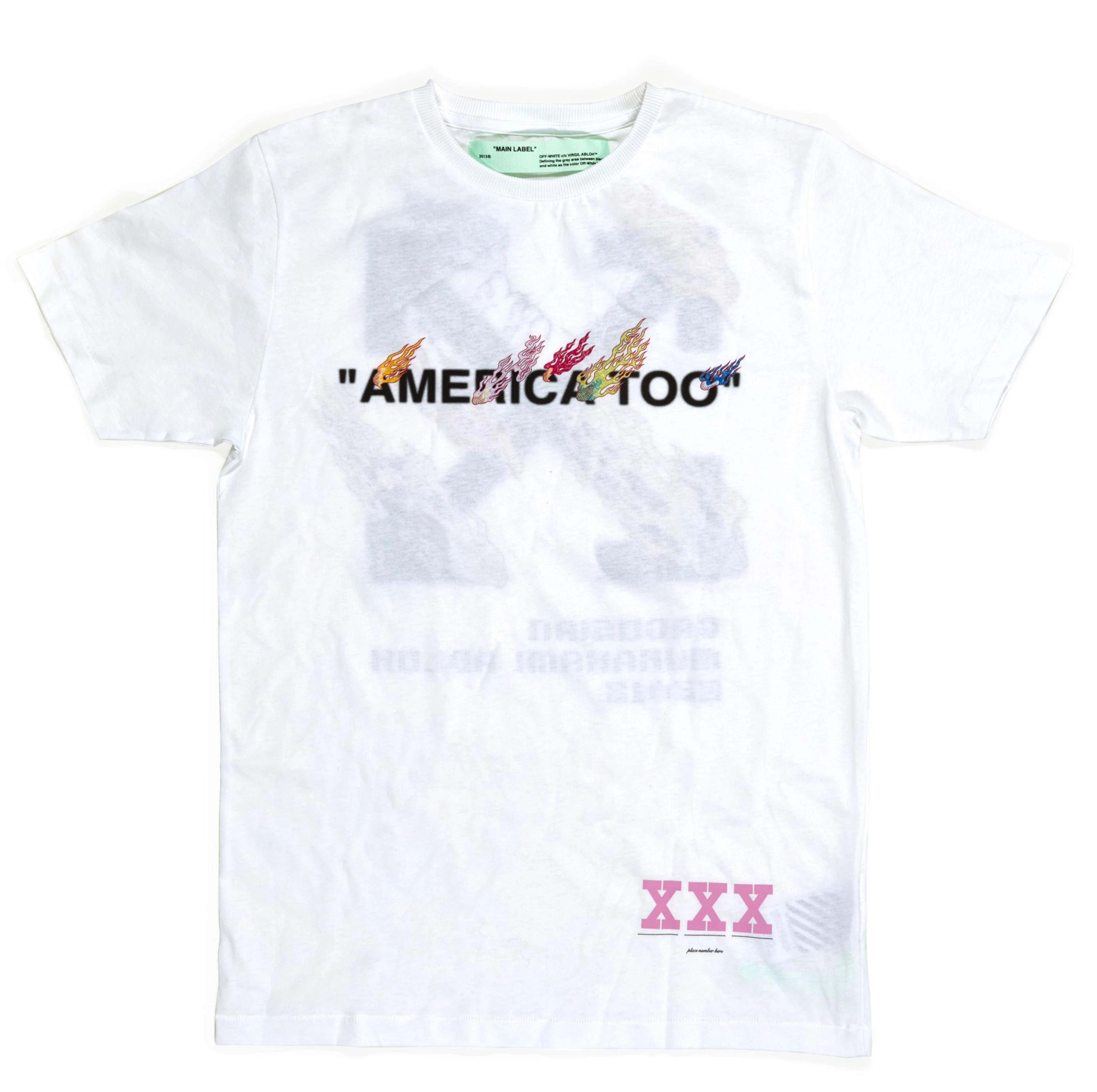 Takashi murakami x virgil abloh | "america too" limited edition t-shirt