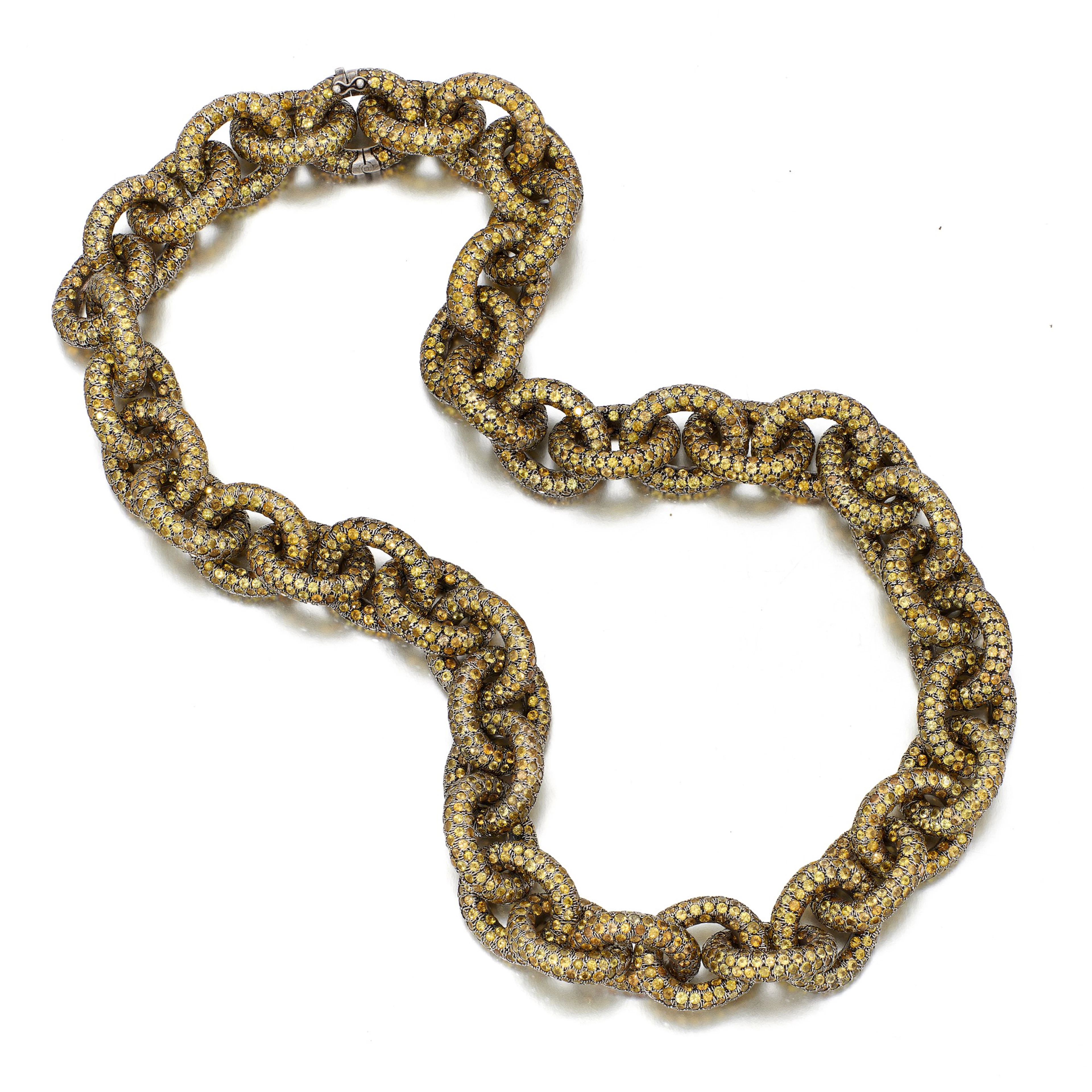 Yellow sapphire necklace (collana con zaffiri gialli)