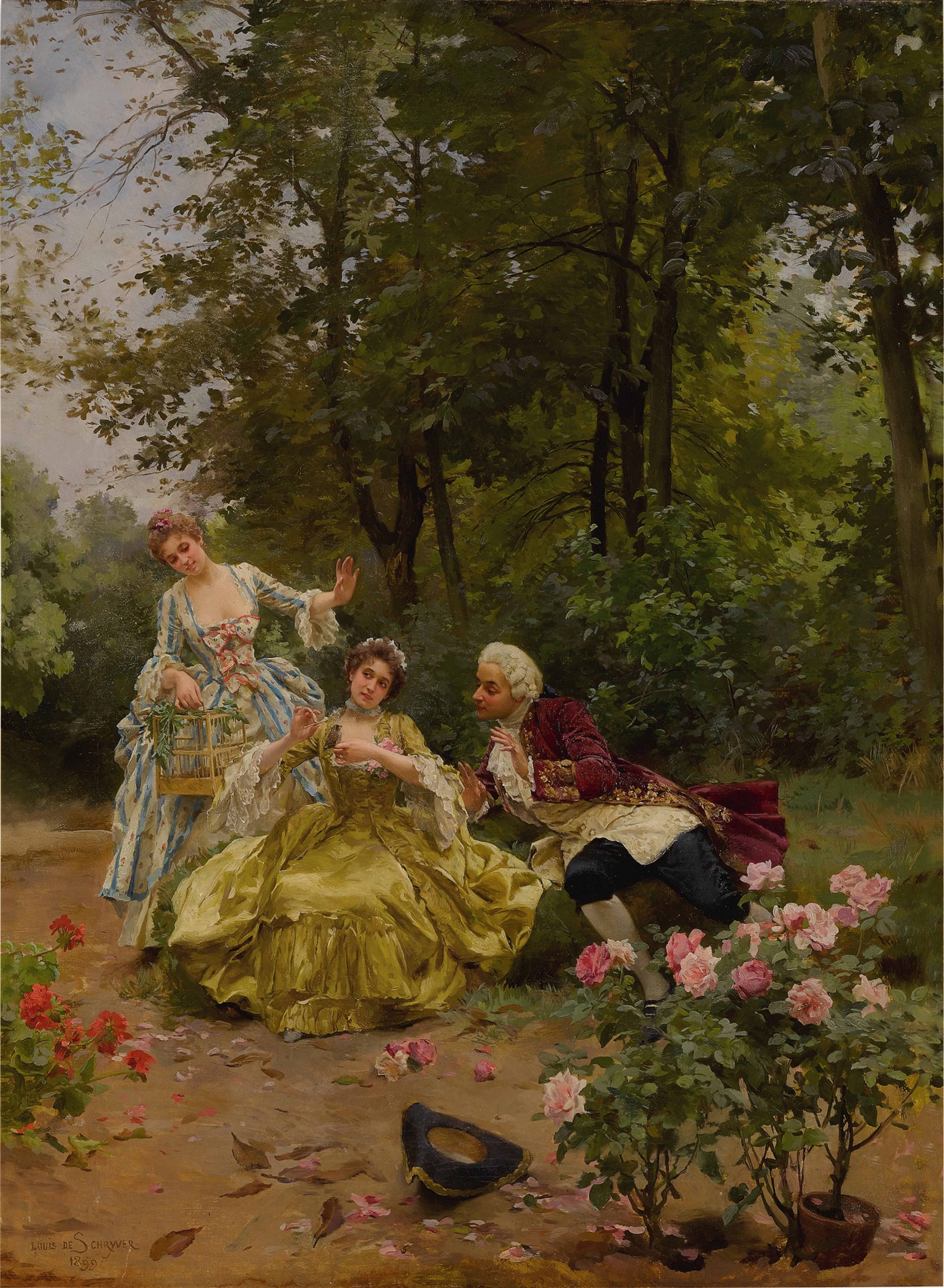 Louis marie de schryver | la becquée