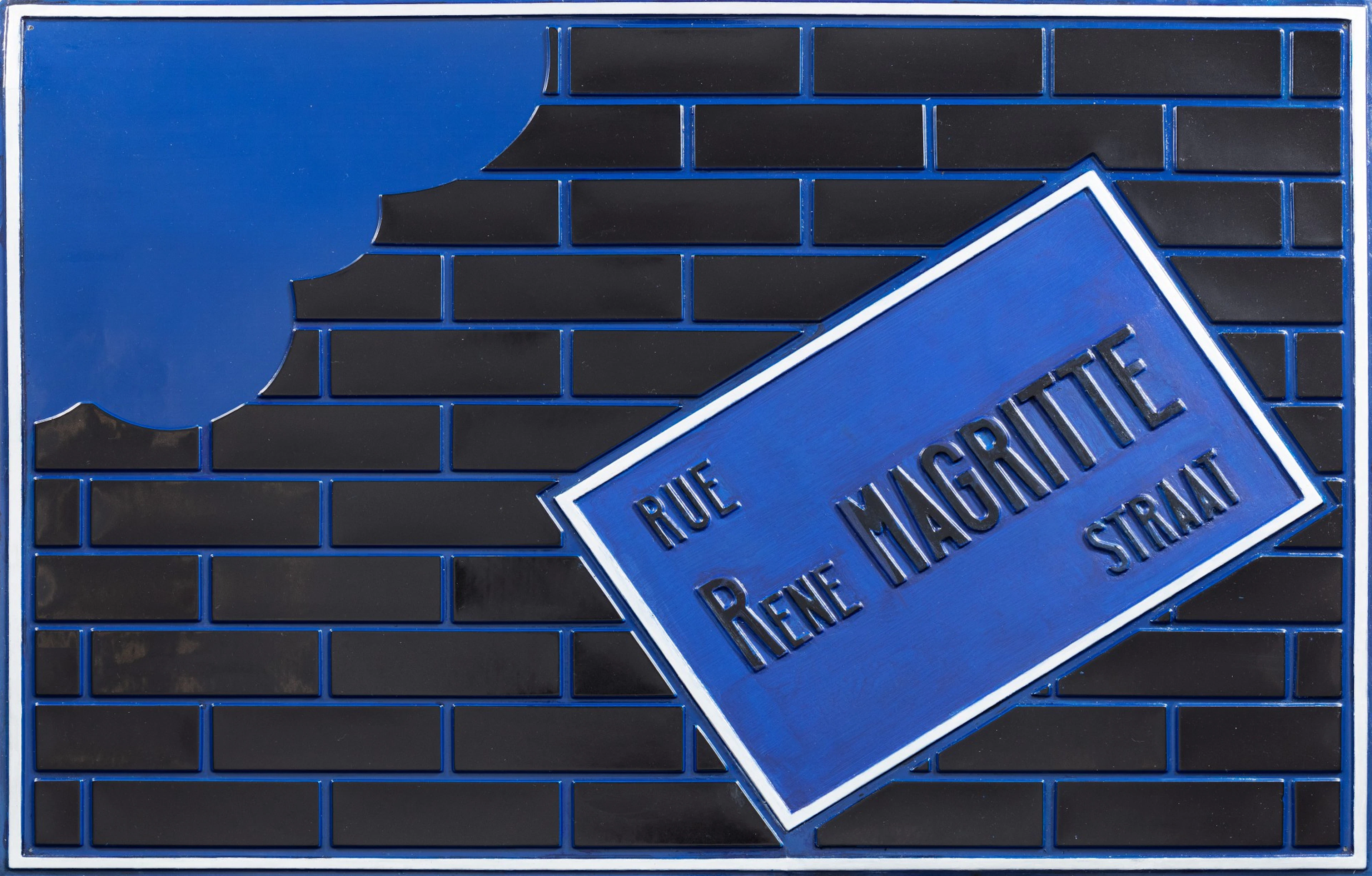 Rue rené magritte straat