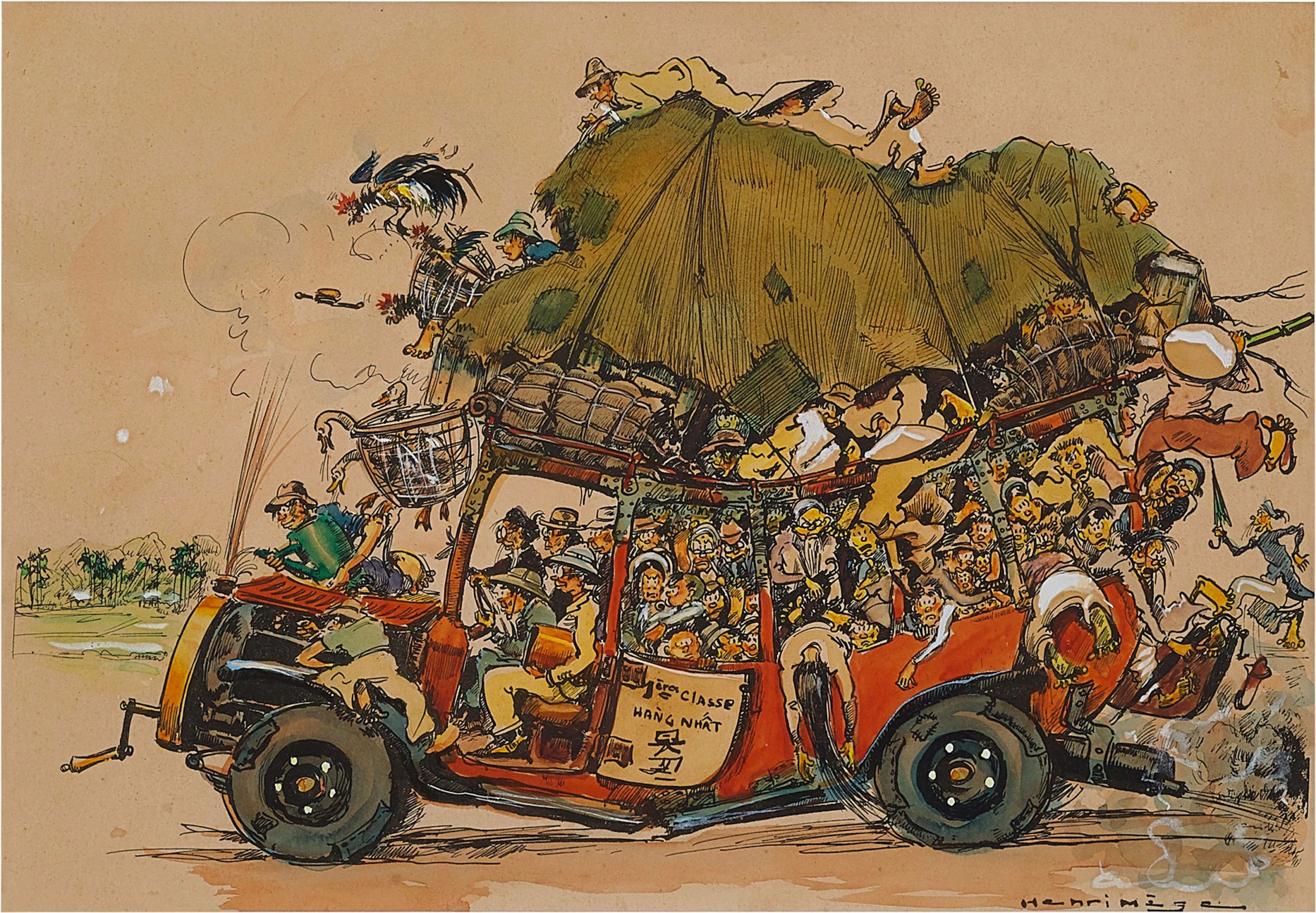 Le taxi, 1ère classe