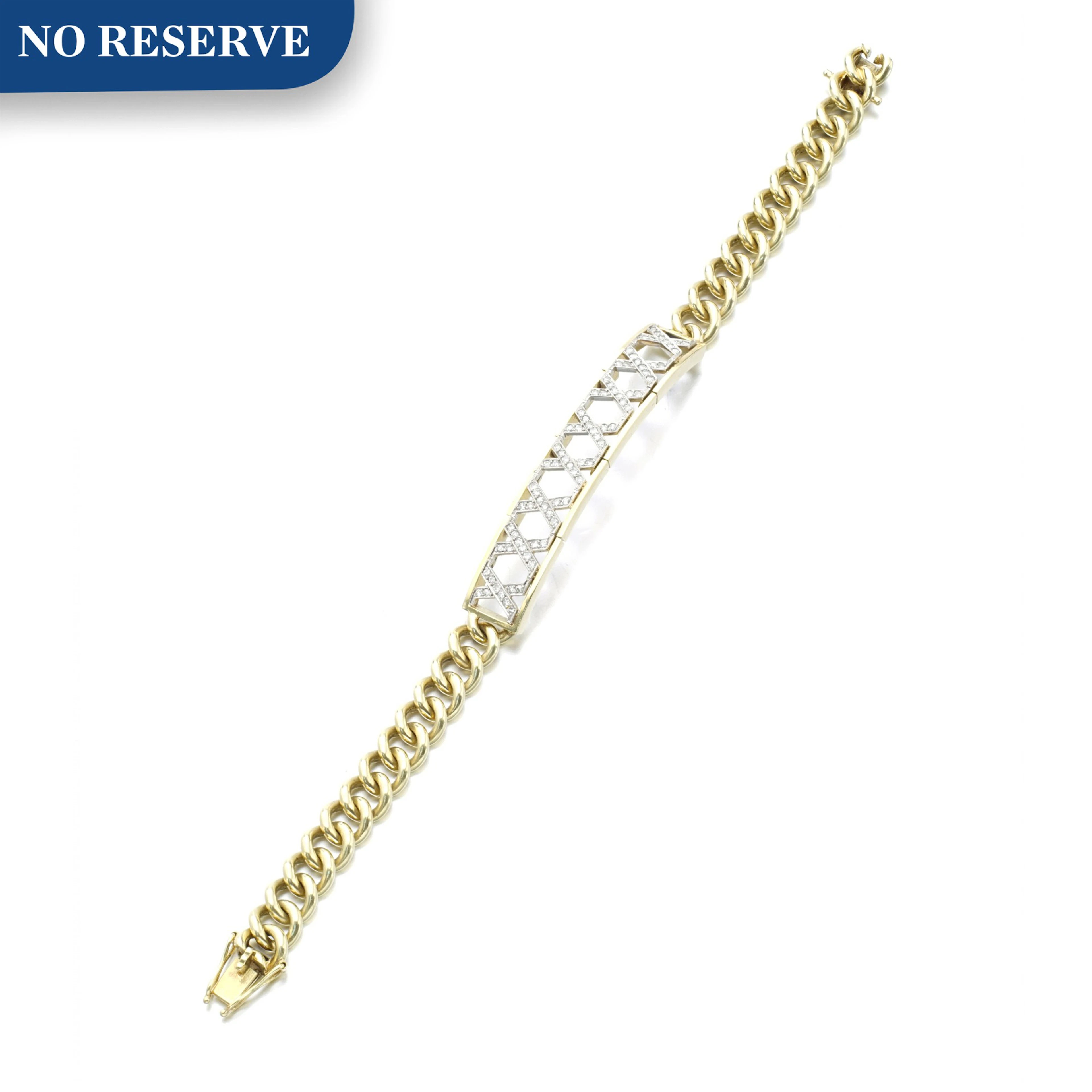 Gold and diamond bracelet, 1947