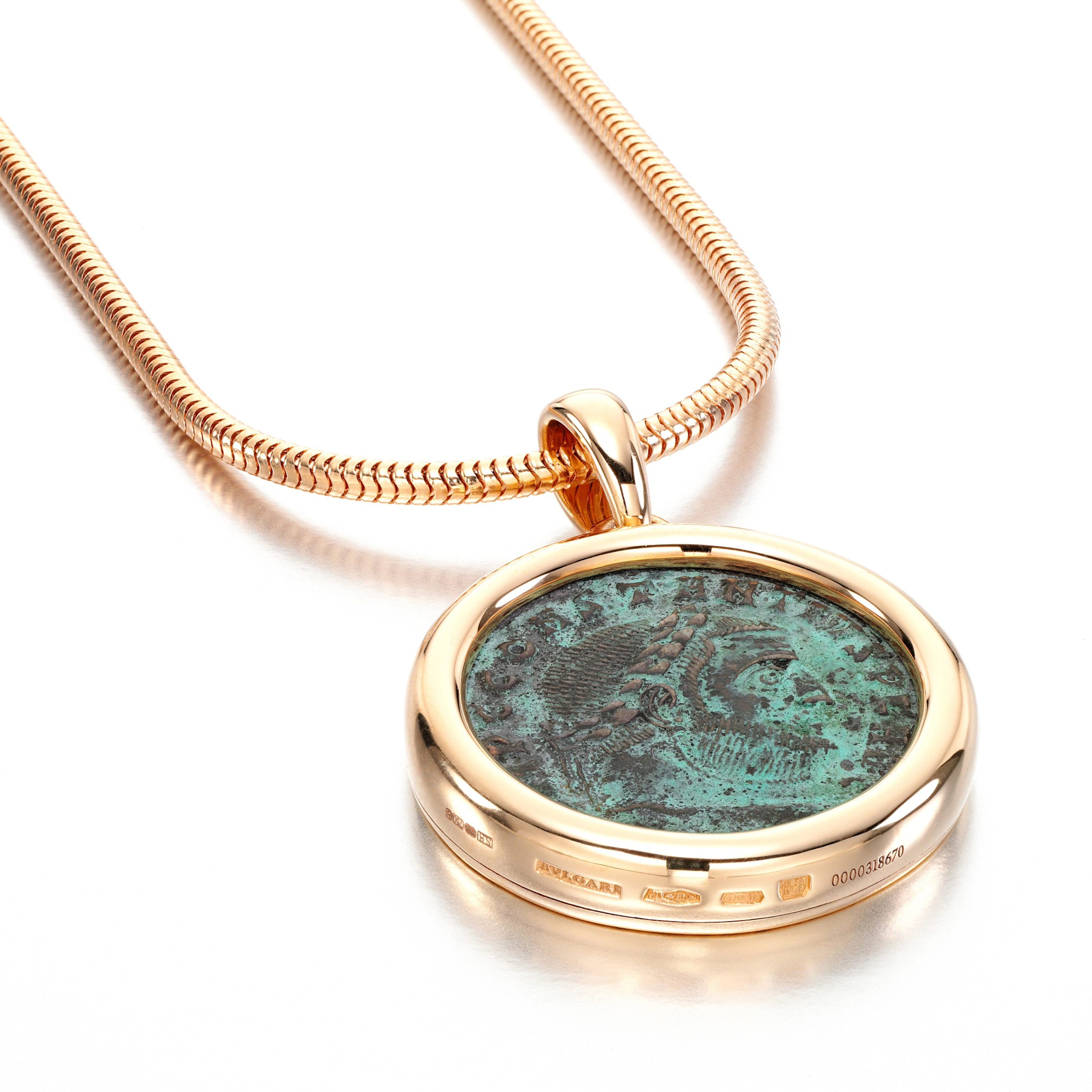 Coin necklace, 'Monete'
