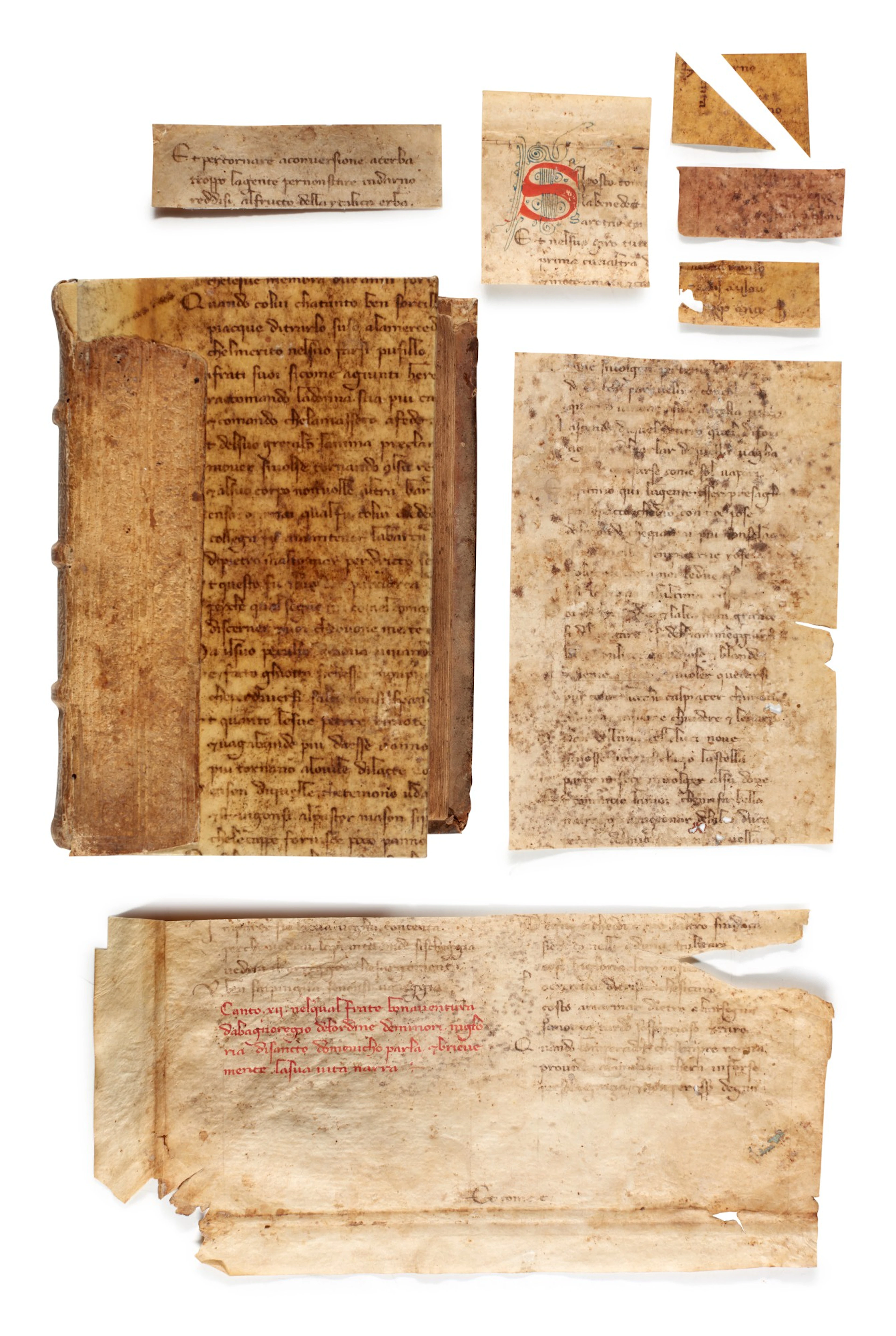 Dante, fragments of Paradiso XI.103–XII.42