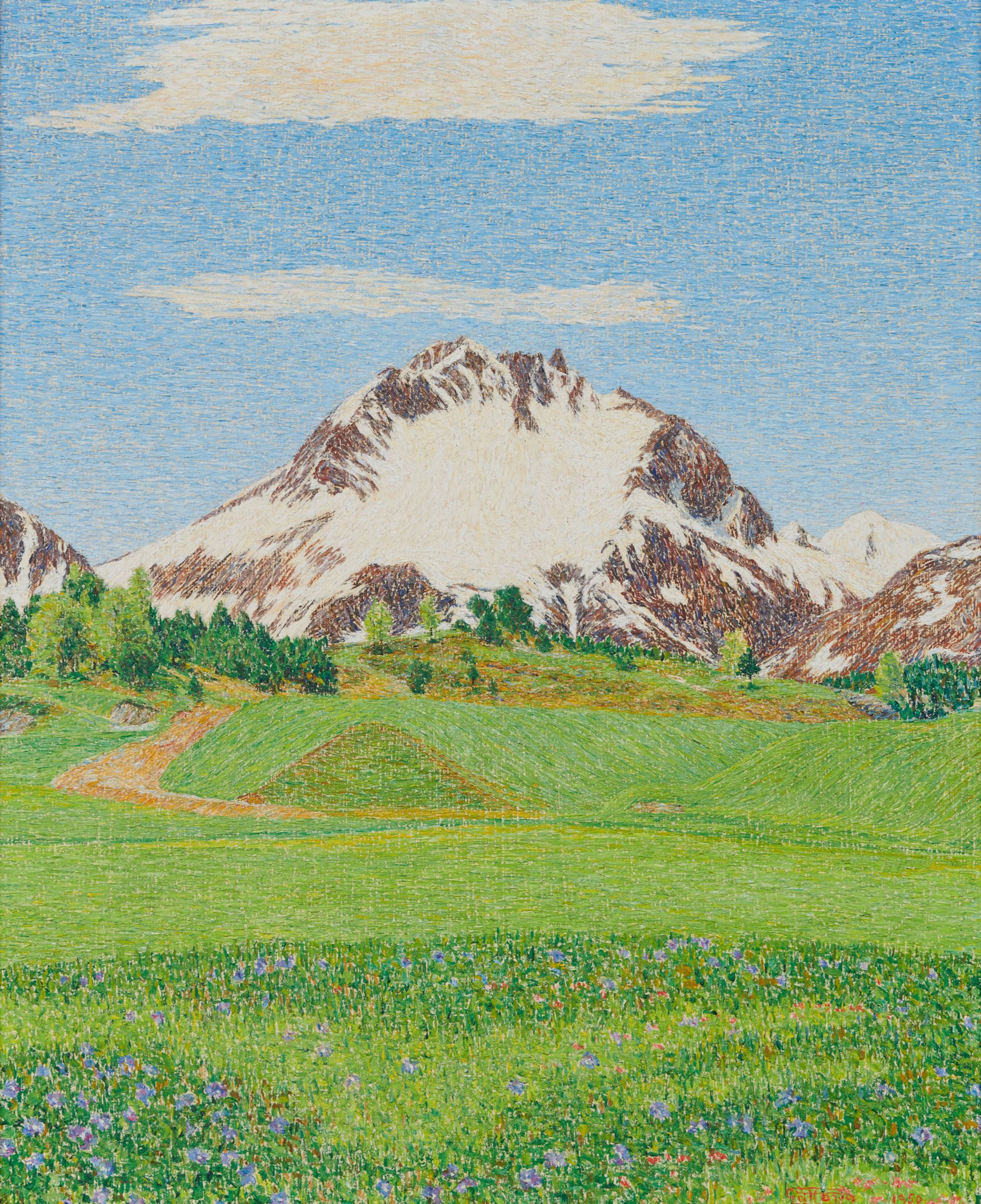 Blick gegen den Pizzi dei Rossi, 1950