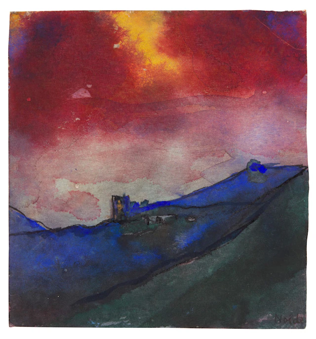 Berglandschaft mit Wachturm (Mountain Landscape with Watch Tower)