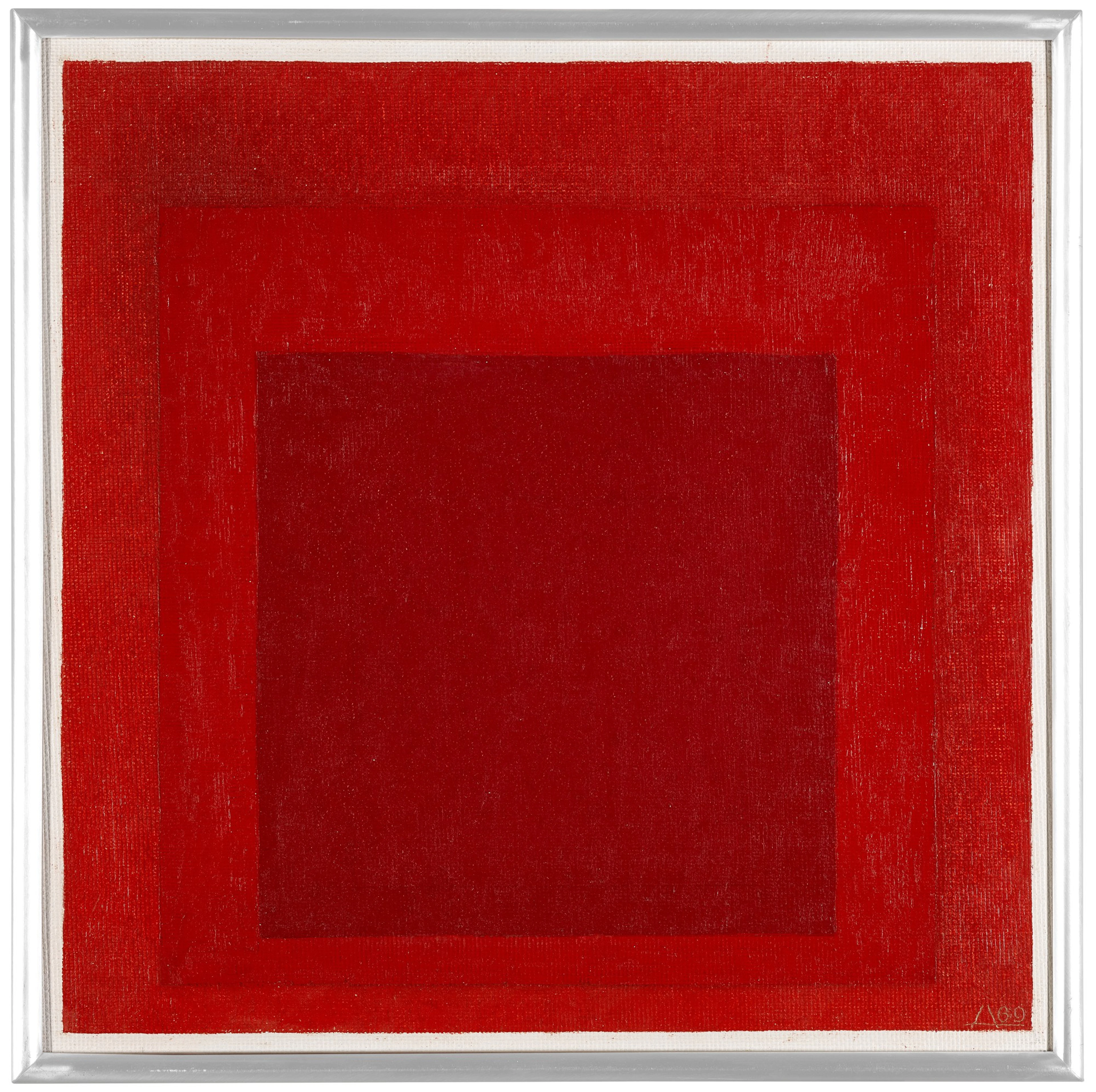 Study for Homage to the Square: Red V.M.