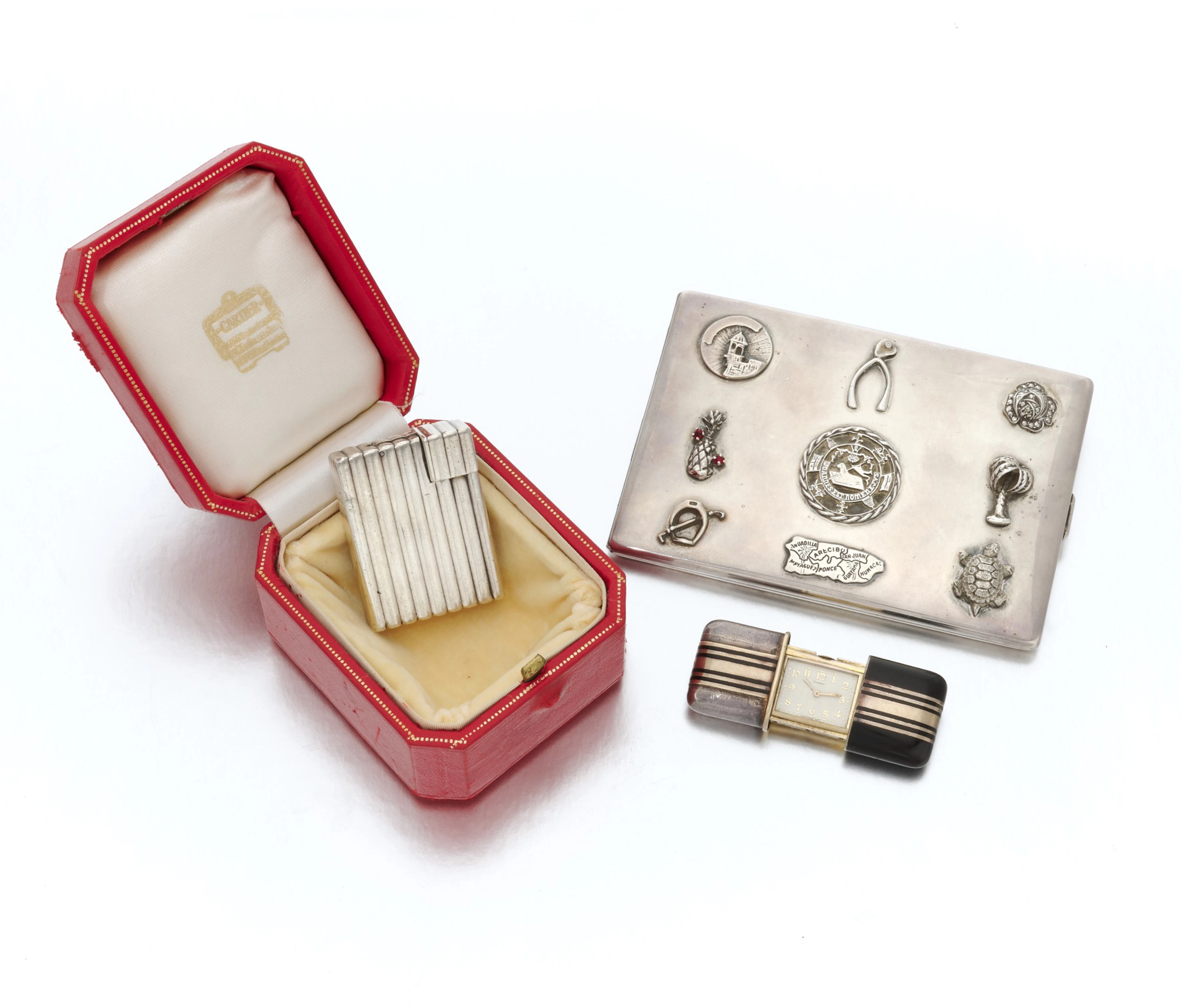 Silver cigarette case