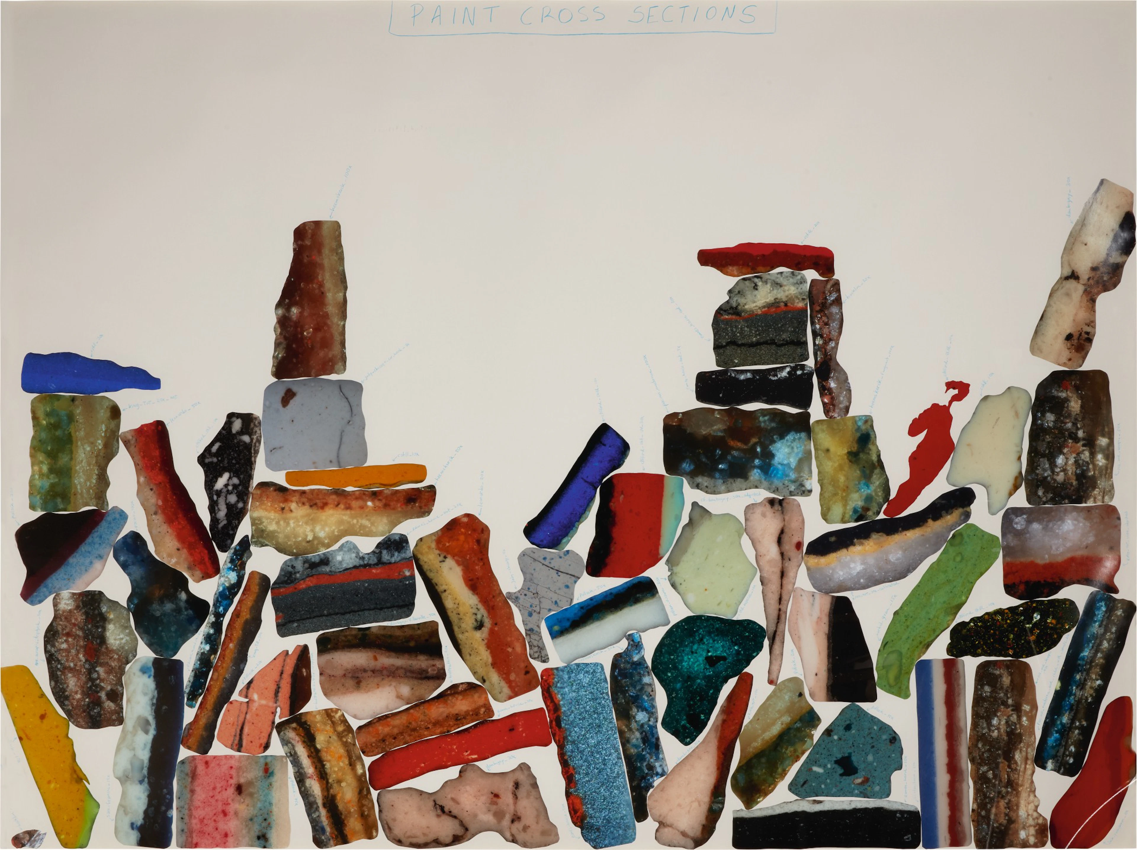 Paint Cross Sections (from King Tut to Judy Chicago)