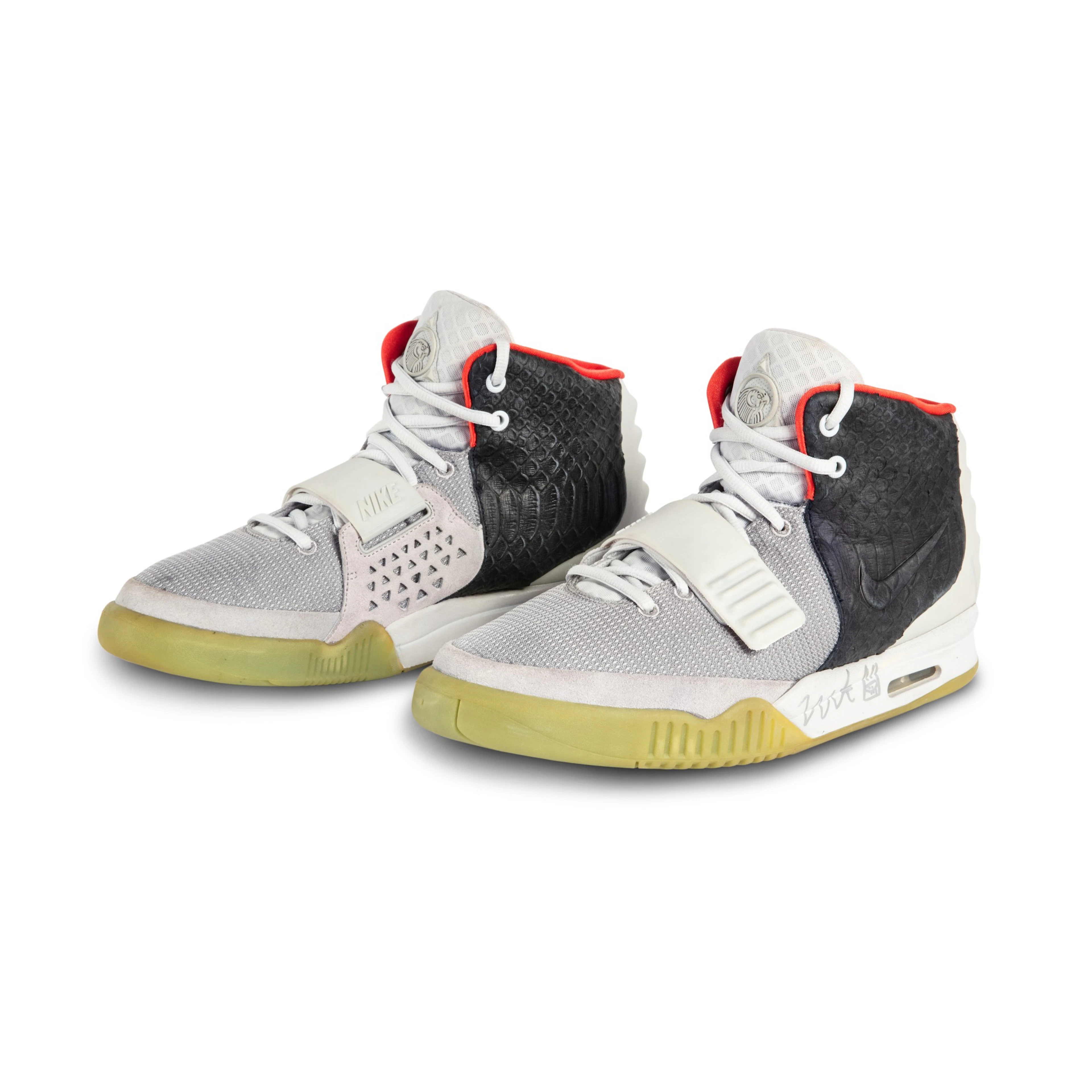 Ike Air Yeezy 2 'Mismatch' Sample Signed by Kanye West | Size 12