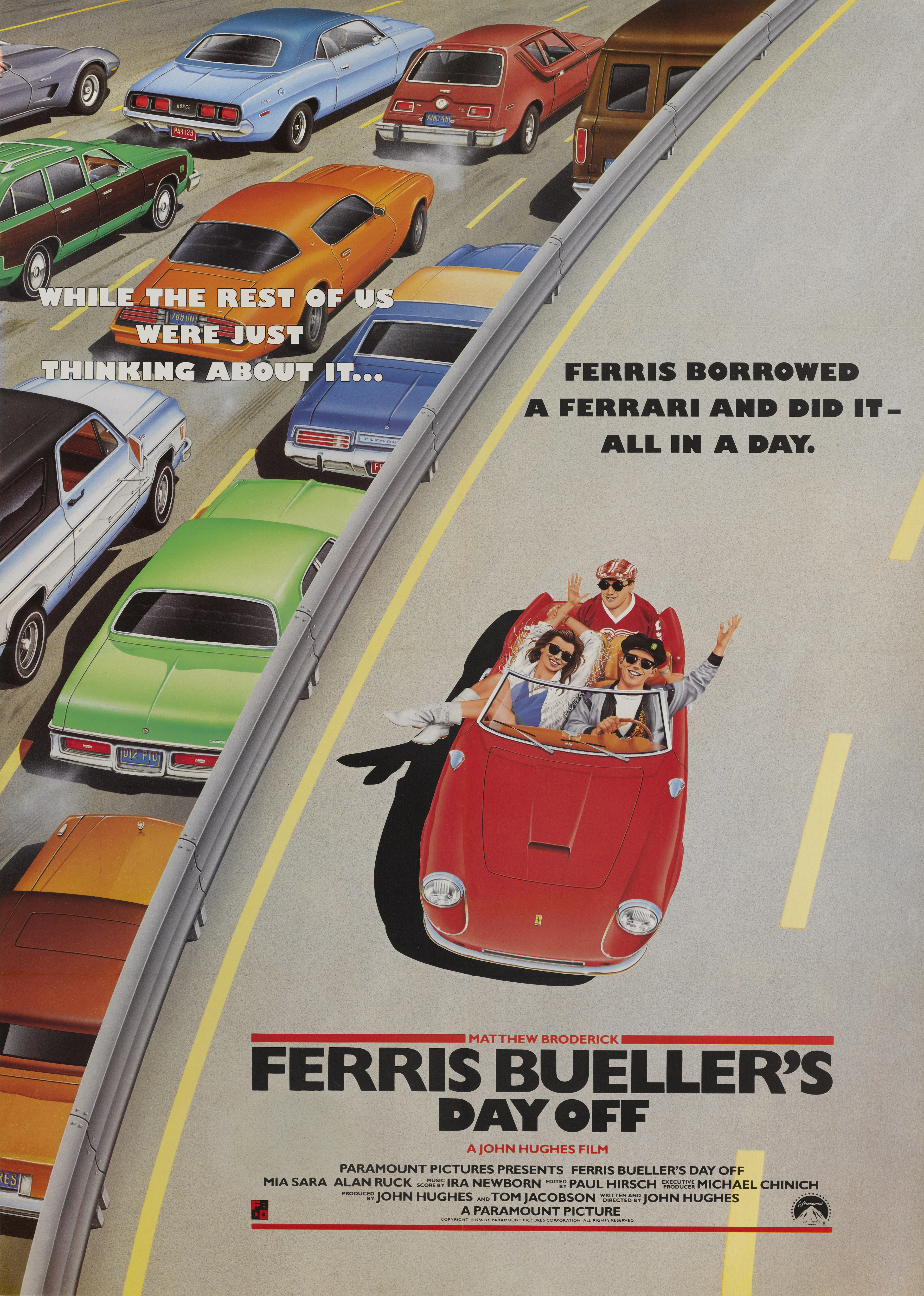 Ferris Bueller's Day Off (1986) Poster, British