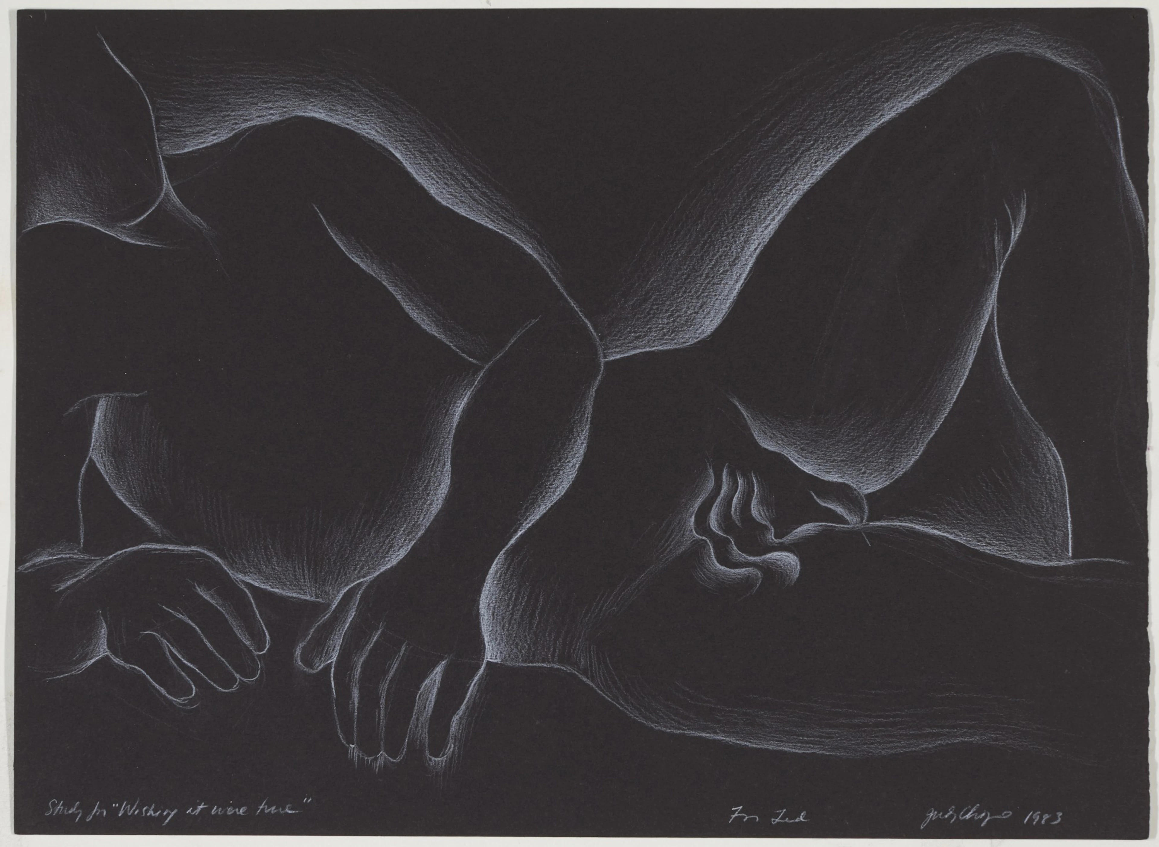 Study for "Wishing it were true"