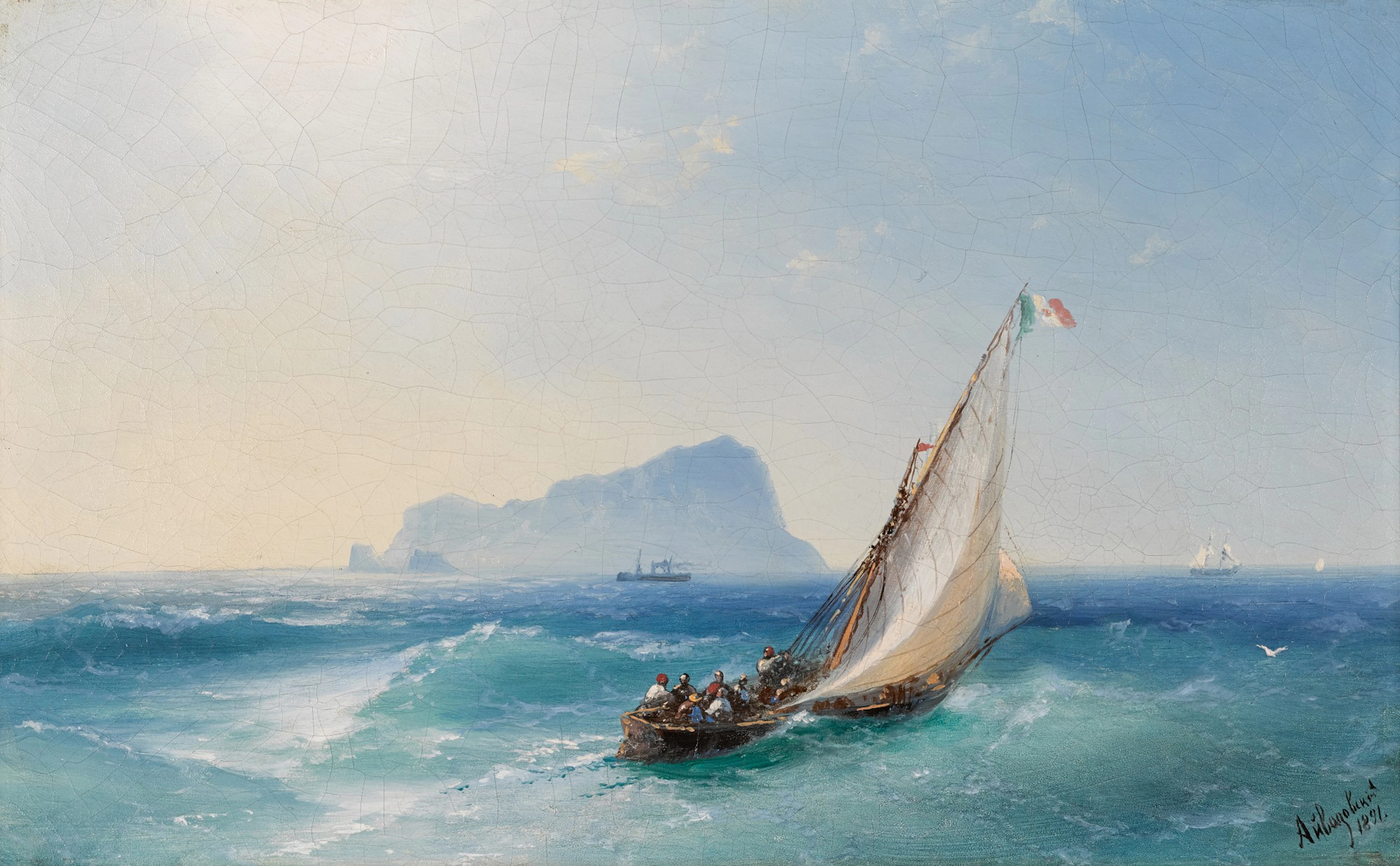 The Bay of Naples with Capri