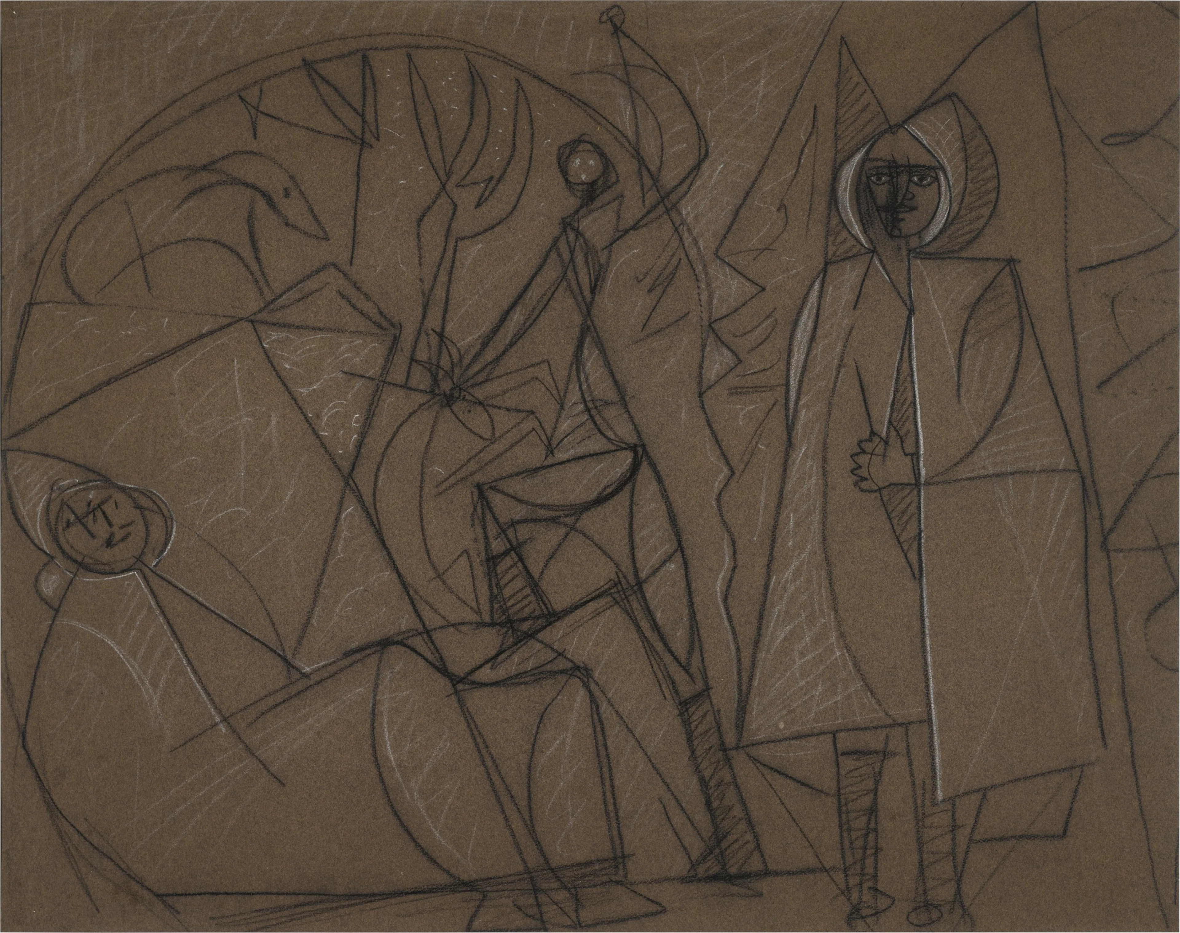 Drawing for Homage to Alones