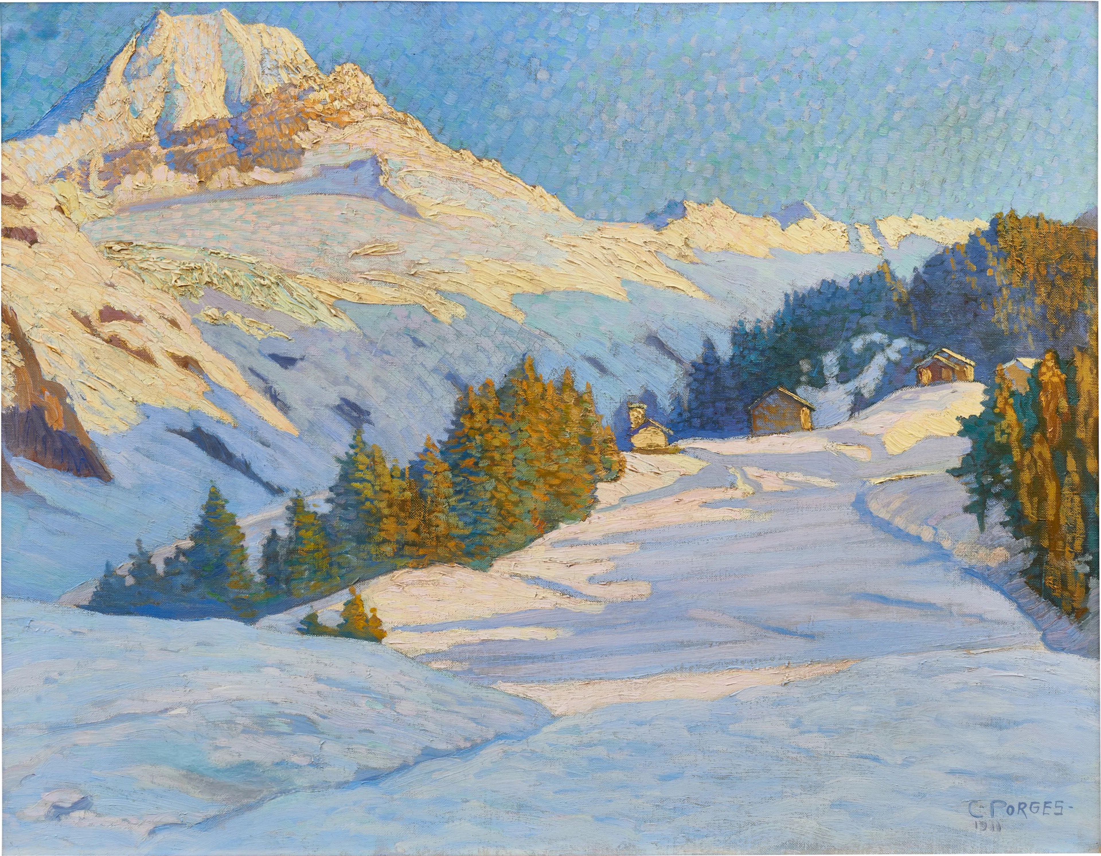 Fextal mit Piz Tremoggia, 1911