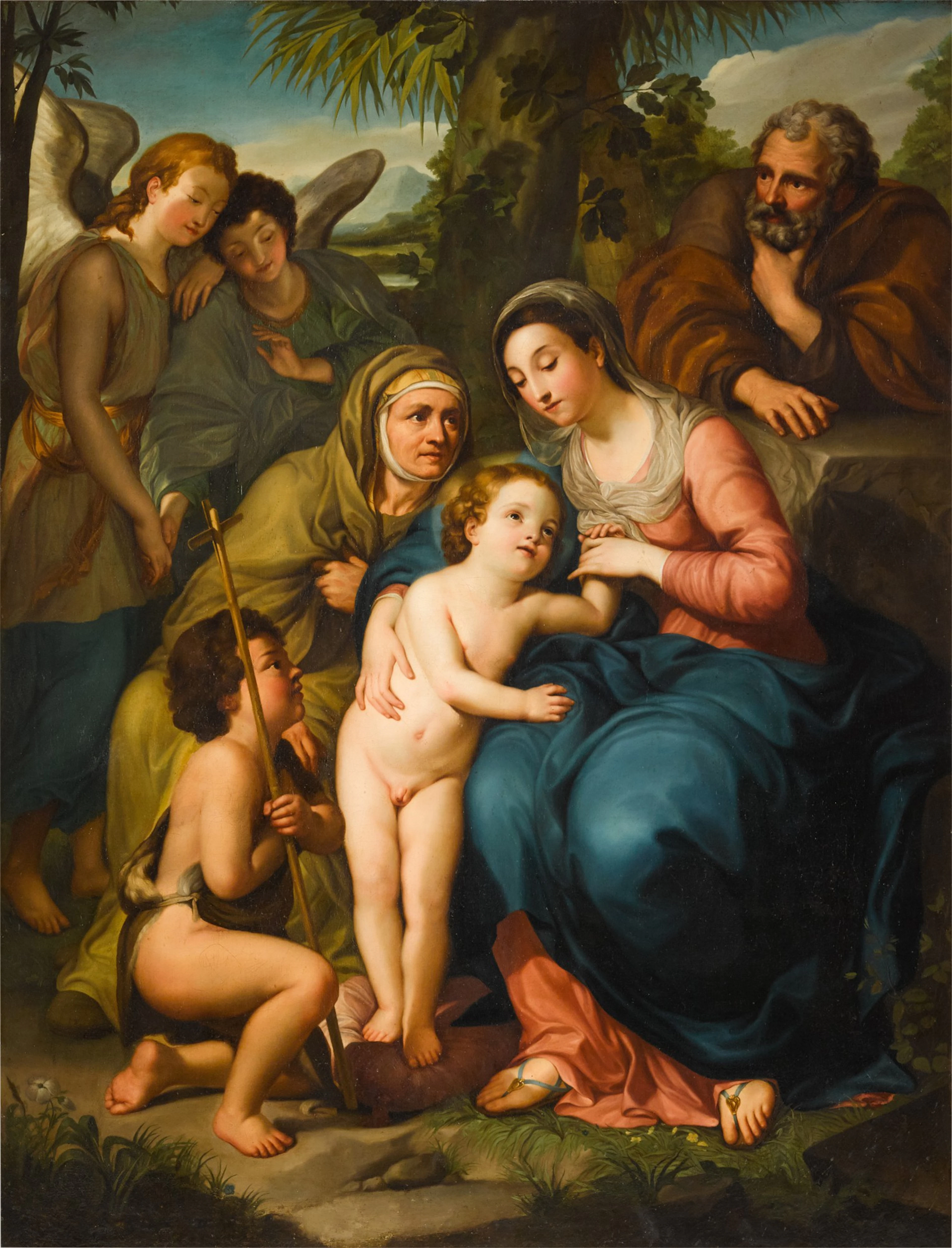 The Holy Family with Saint Elizabeth