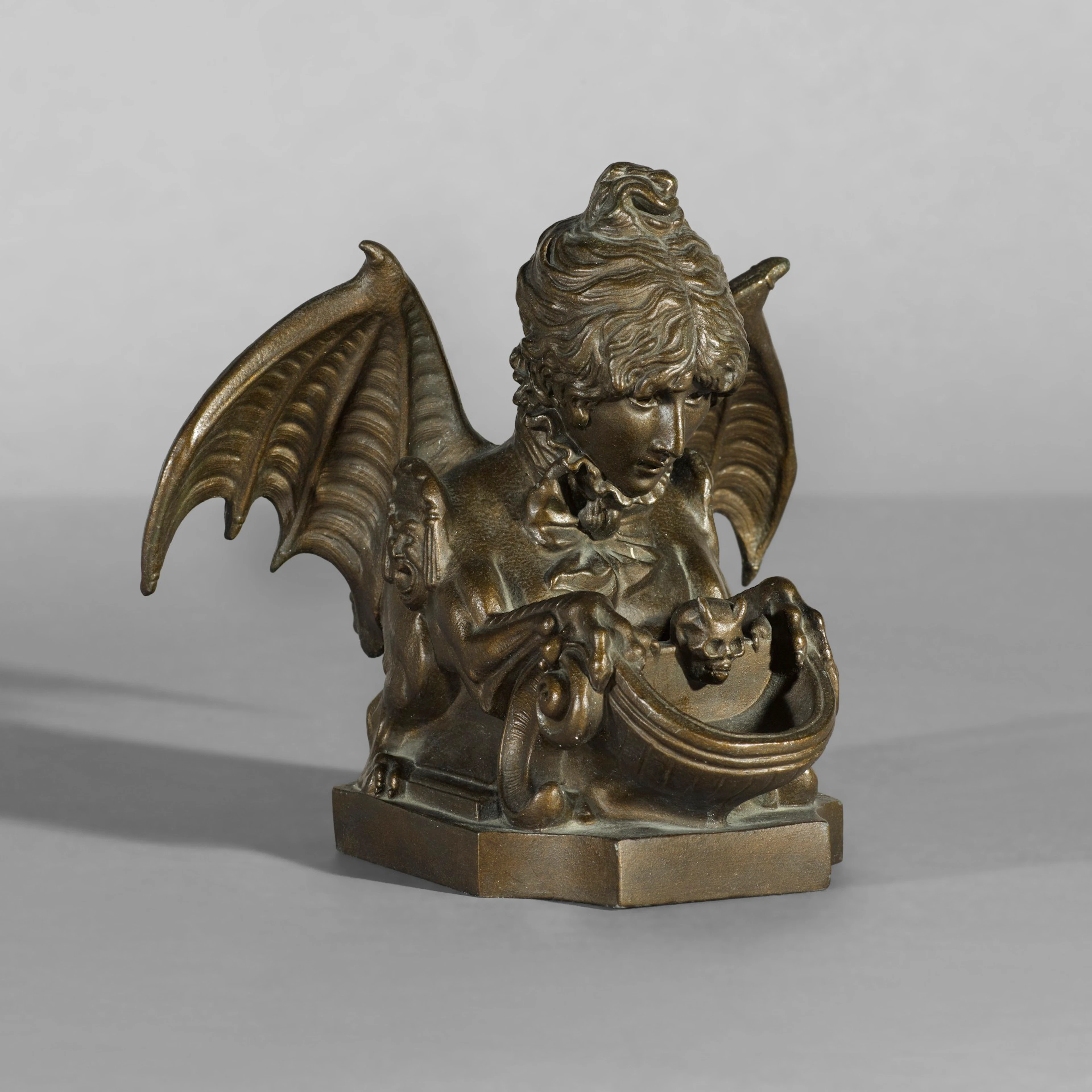 Encrier fantastique (Fantastical Inkwell, Self-Portrait as a Sphinx)
