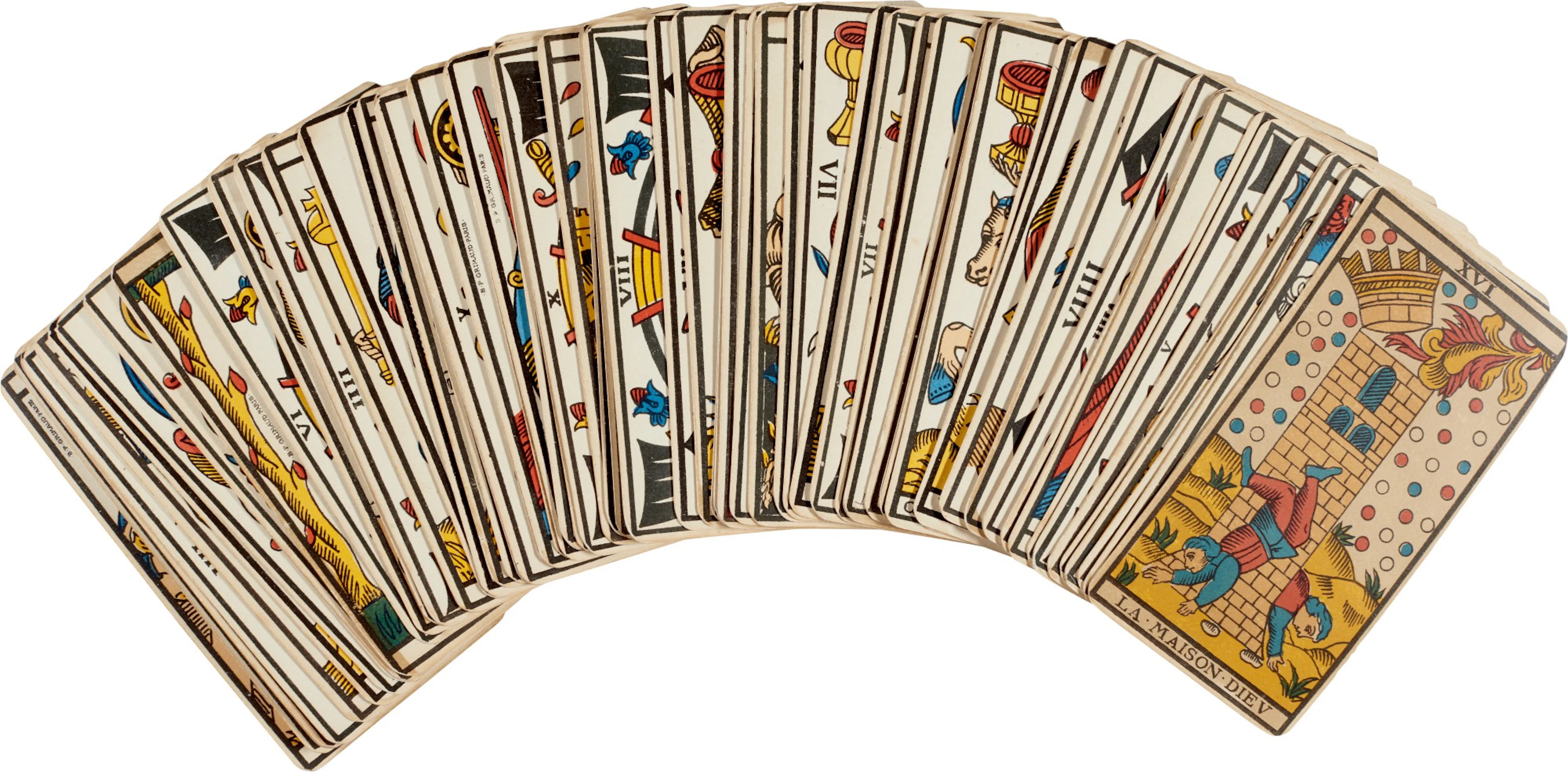 Tarot de Marseille | Deck of cards owned by Sylvia Plath