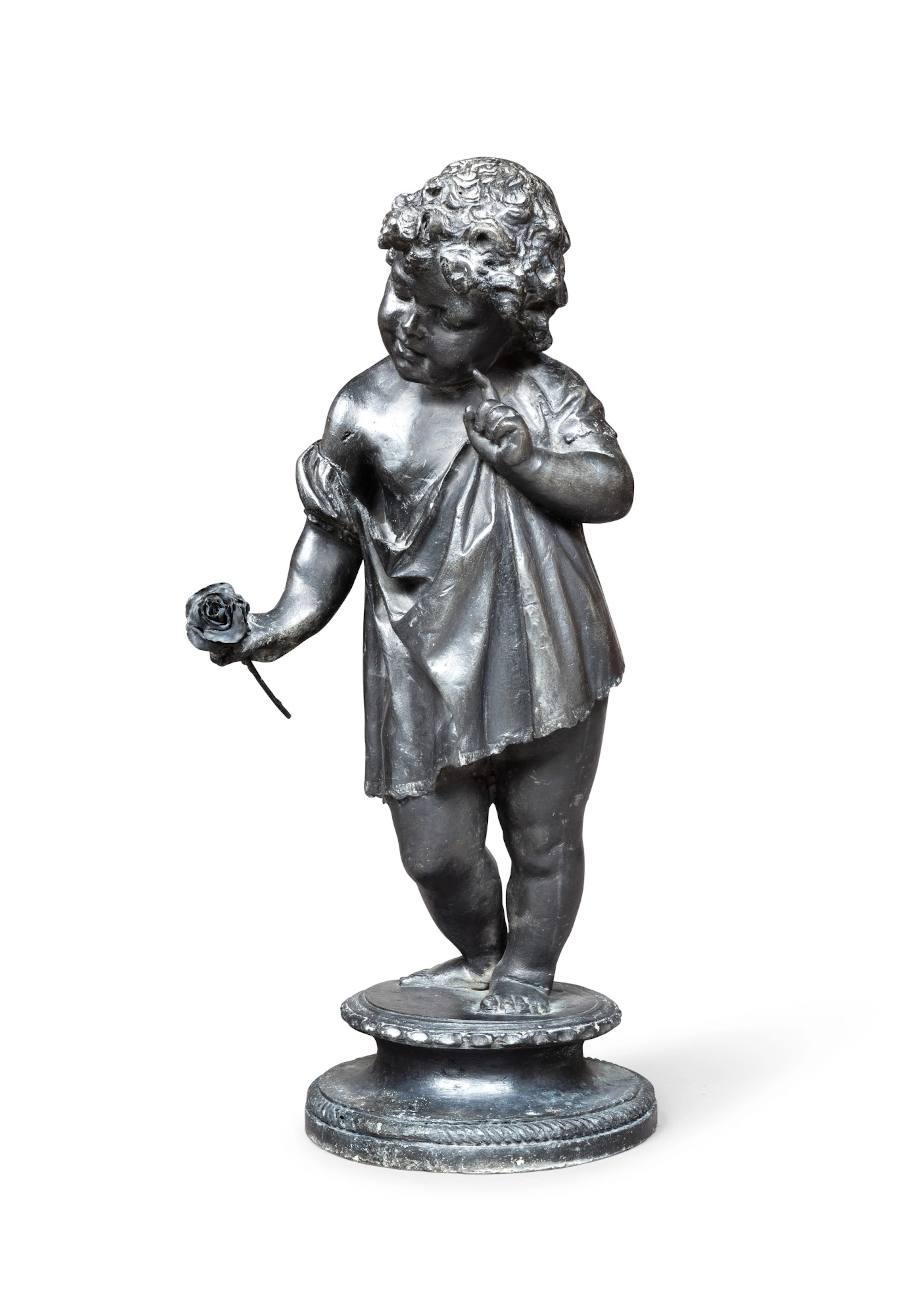 Girl holding a rose