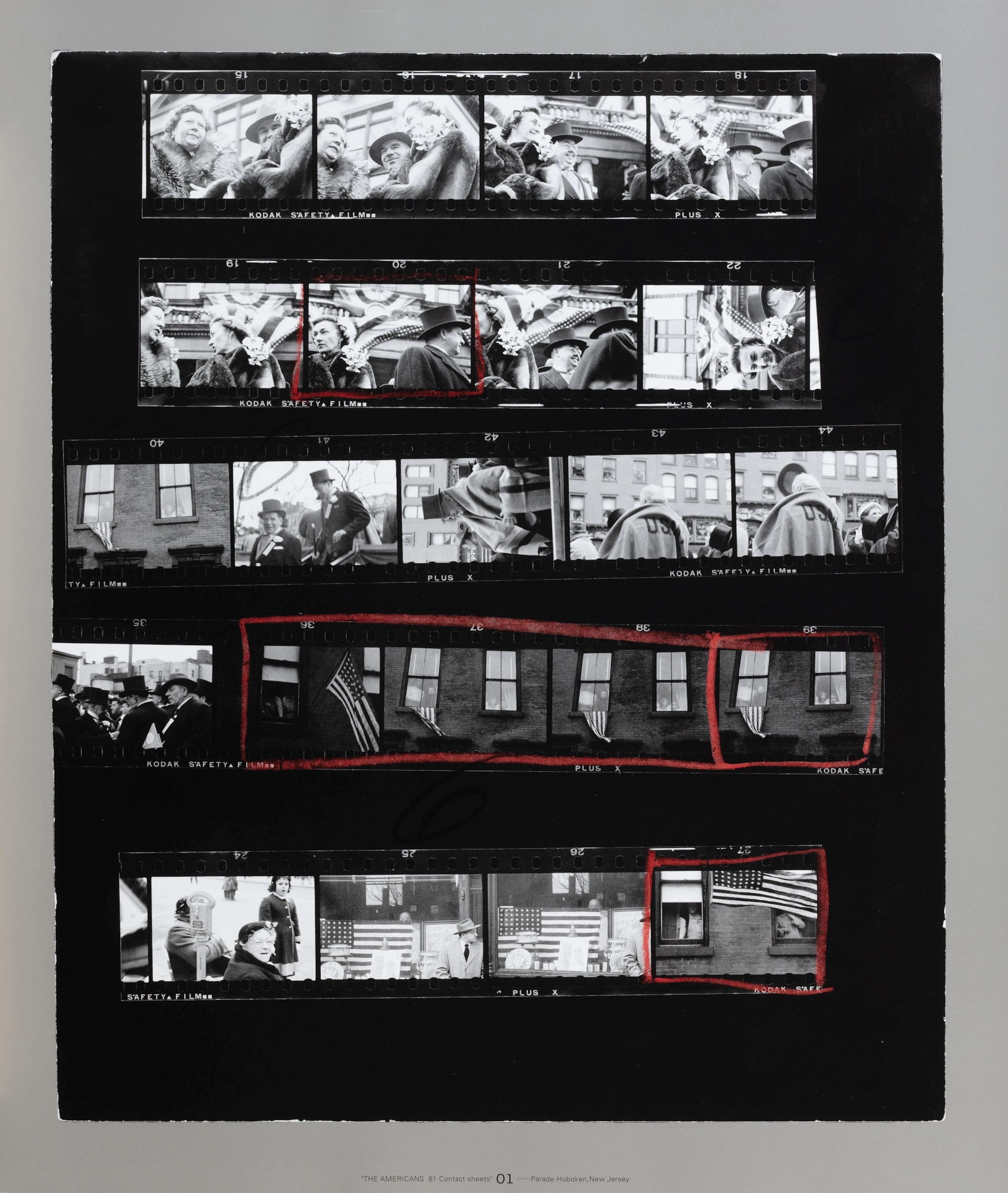 (book) The Americans, 81 Contact Sheets, 2009