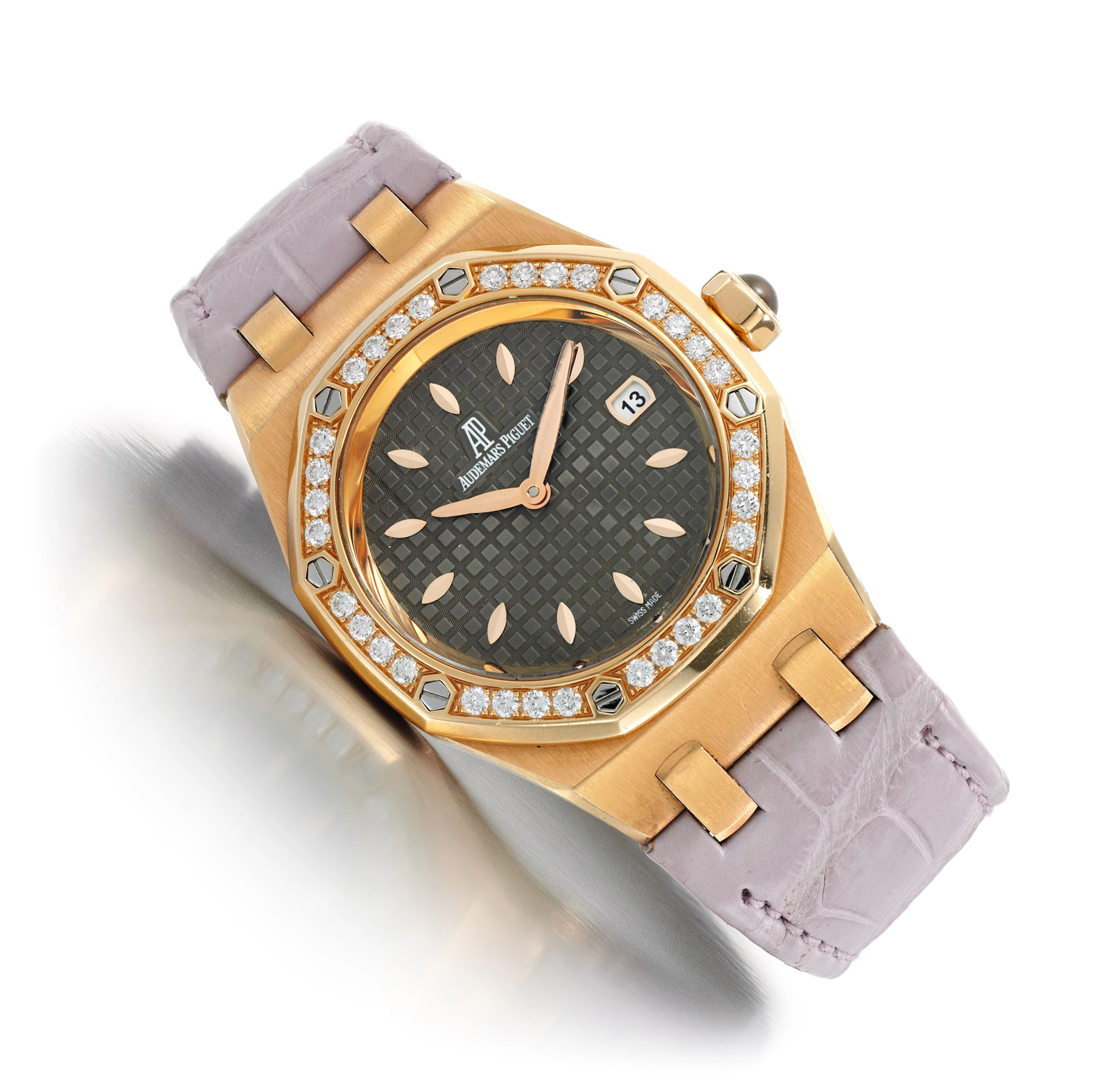 Audemars Piguet | Lady's diamond wristwatch, 'Lady Royal Oak'