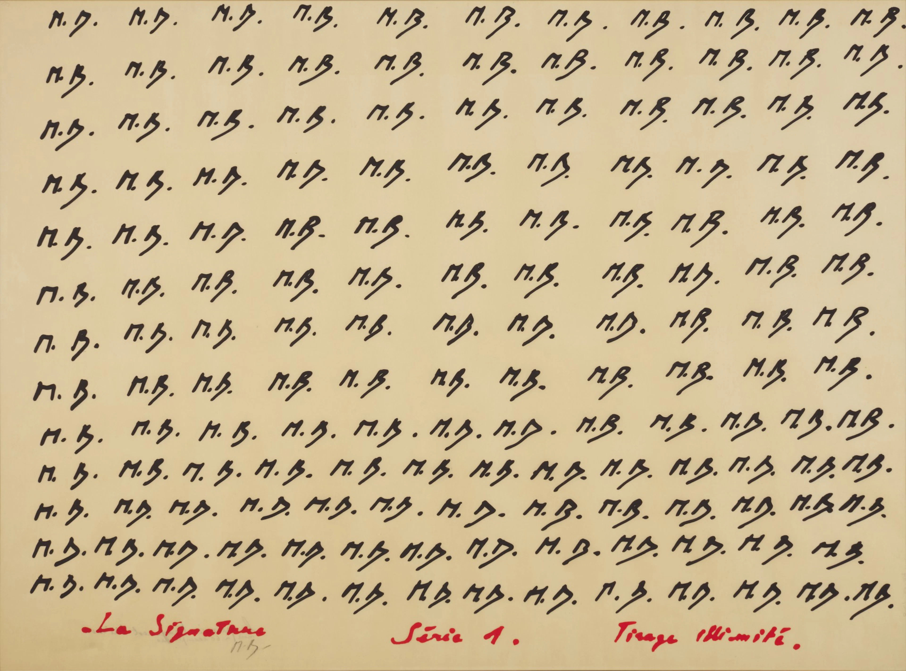 La Signature Série 1 Tirage illimité (The Signature Series 1 Unlimited Draw)