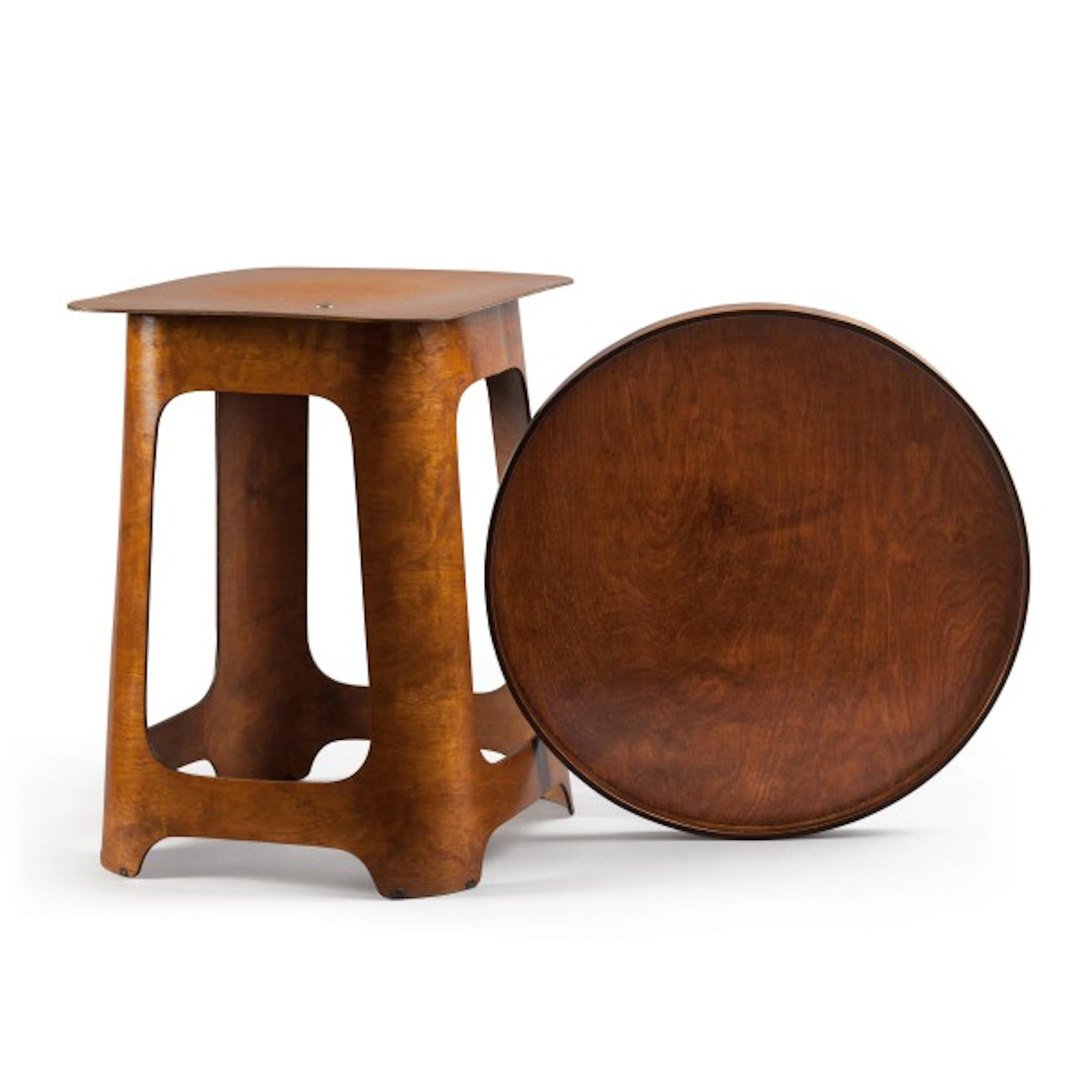 Isokon, London, est. 1931 | Stool/Table with Tray