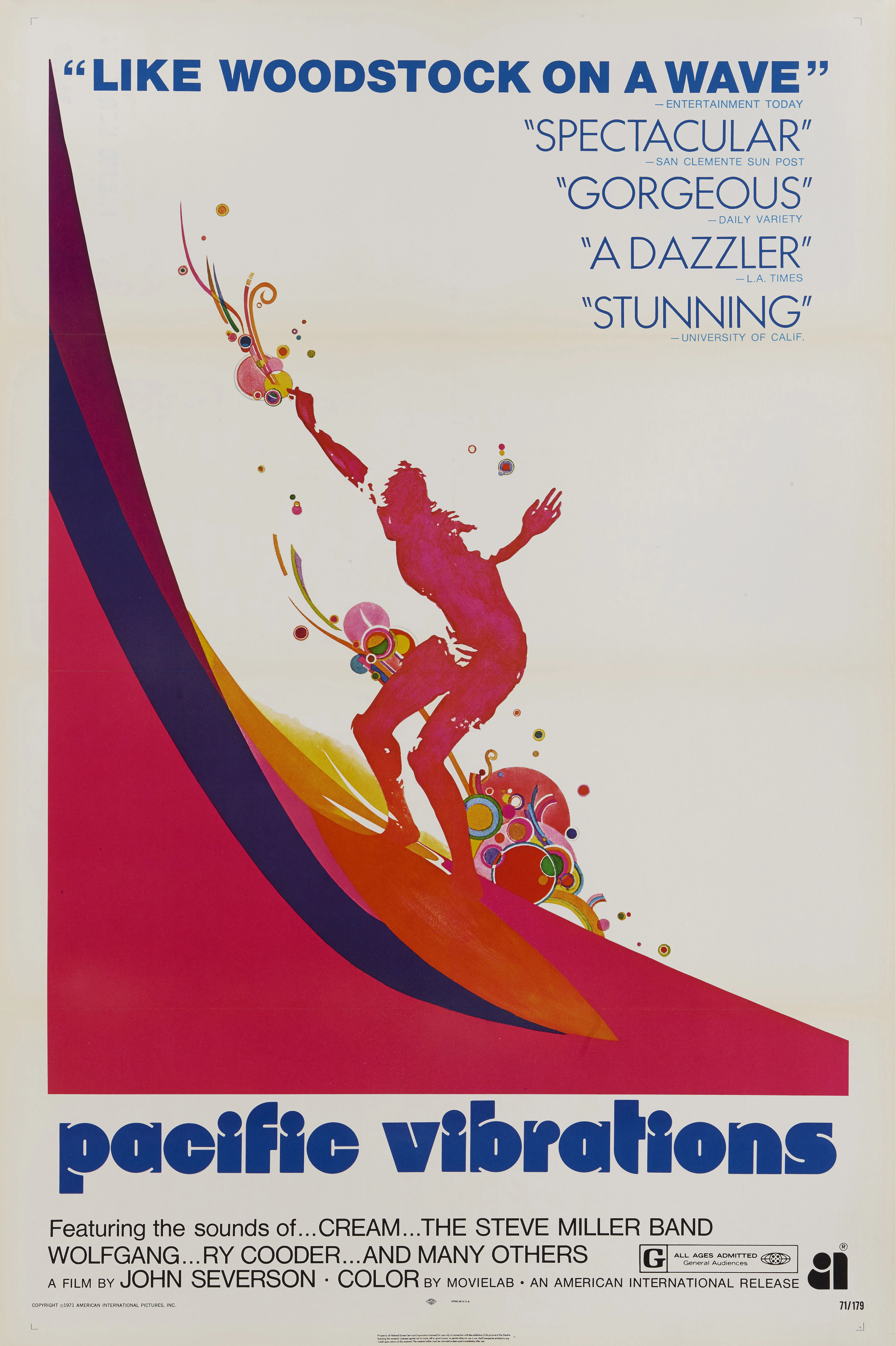 Pacific Vibrations (1970) Poster, US