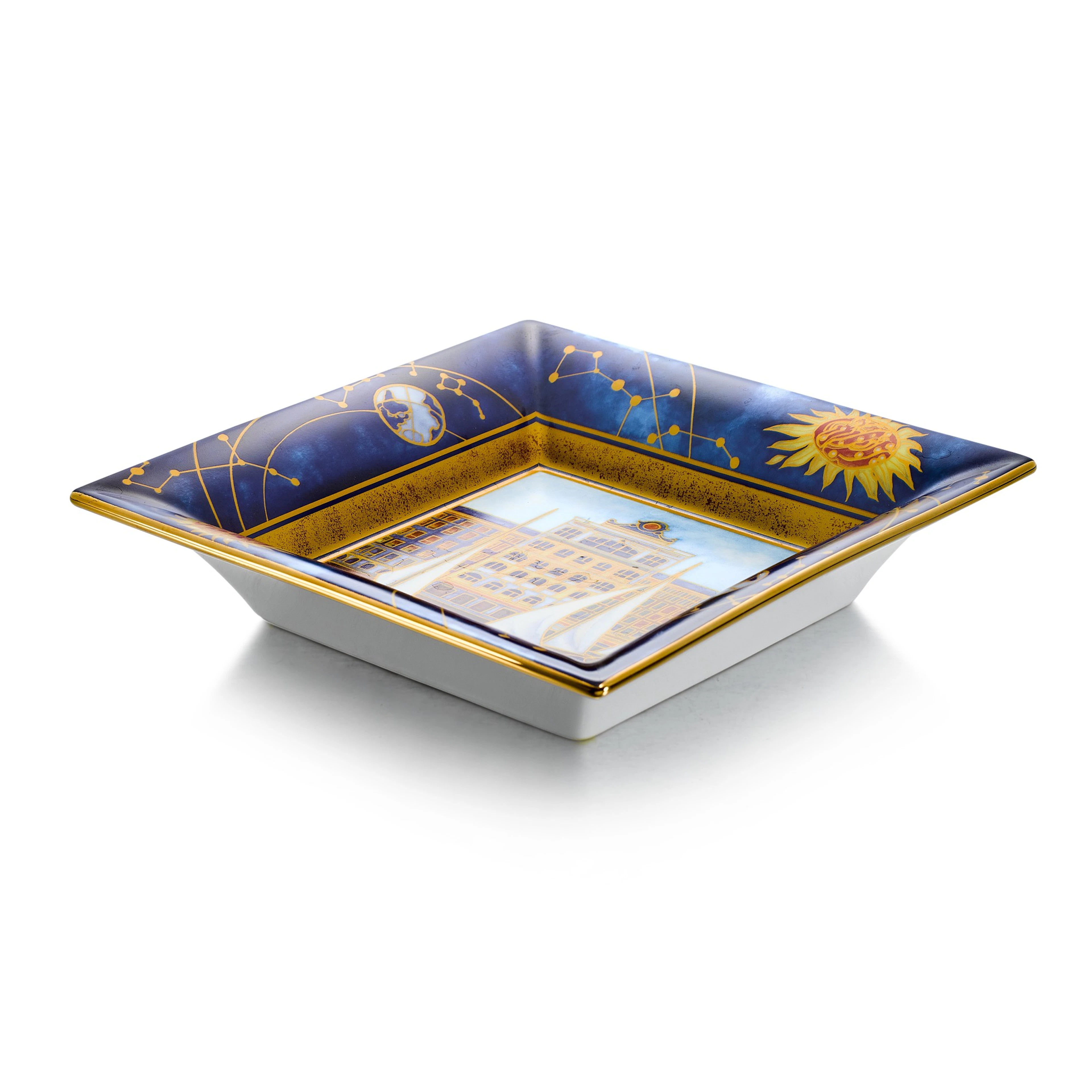 Porcelaine de Limoges Vide Poche "Batiment Historique