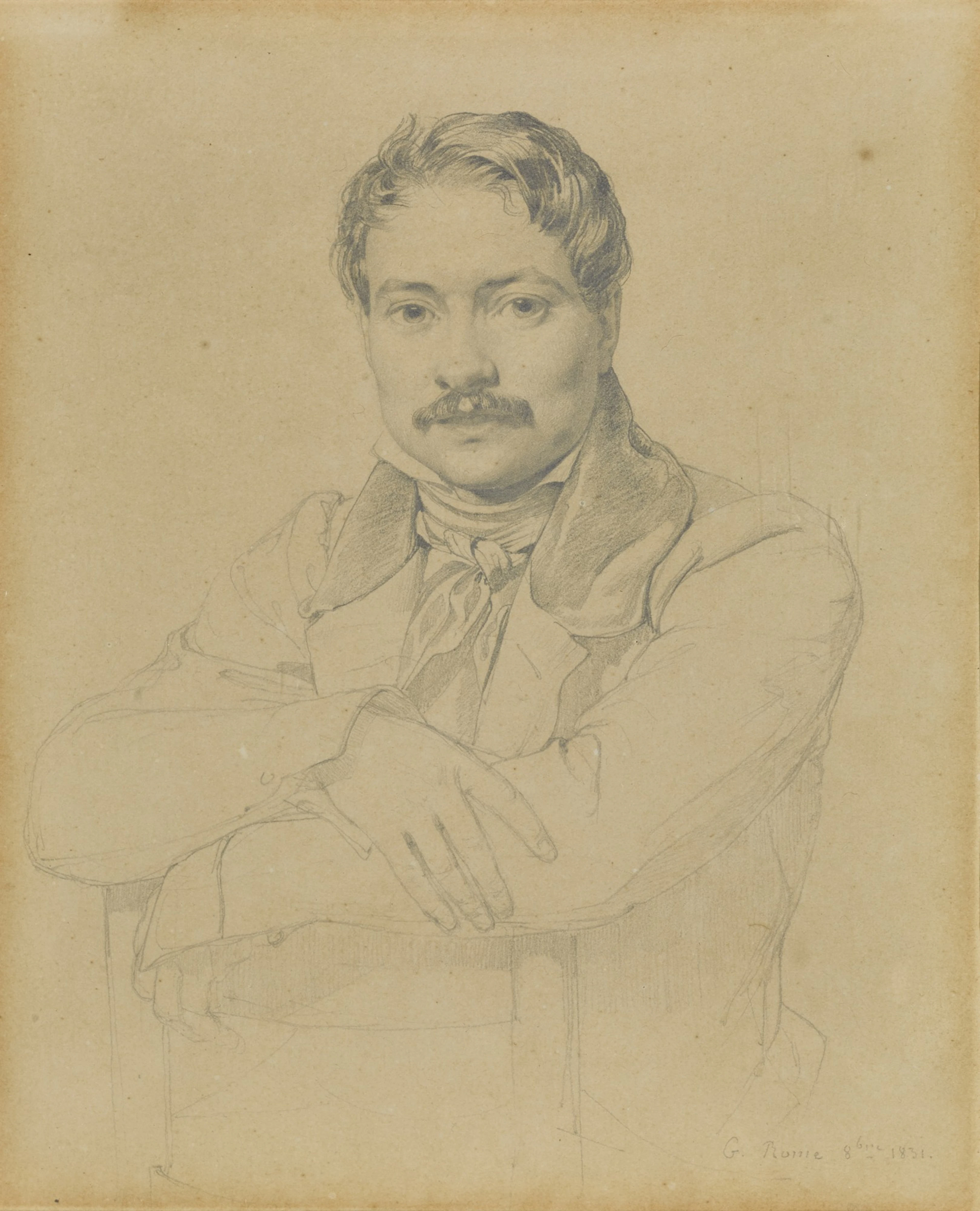 Portrait of a man, seated