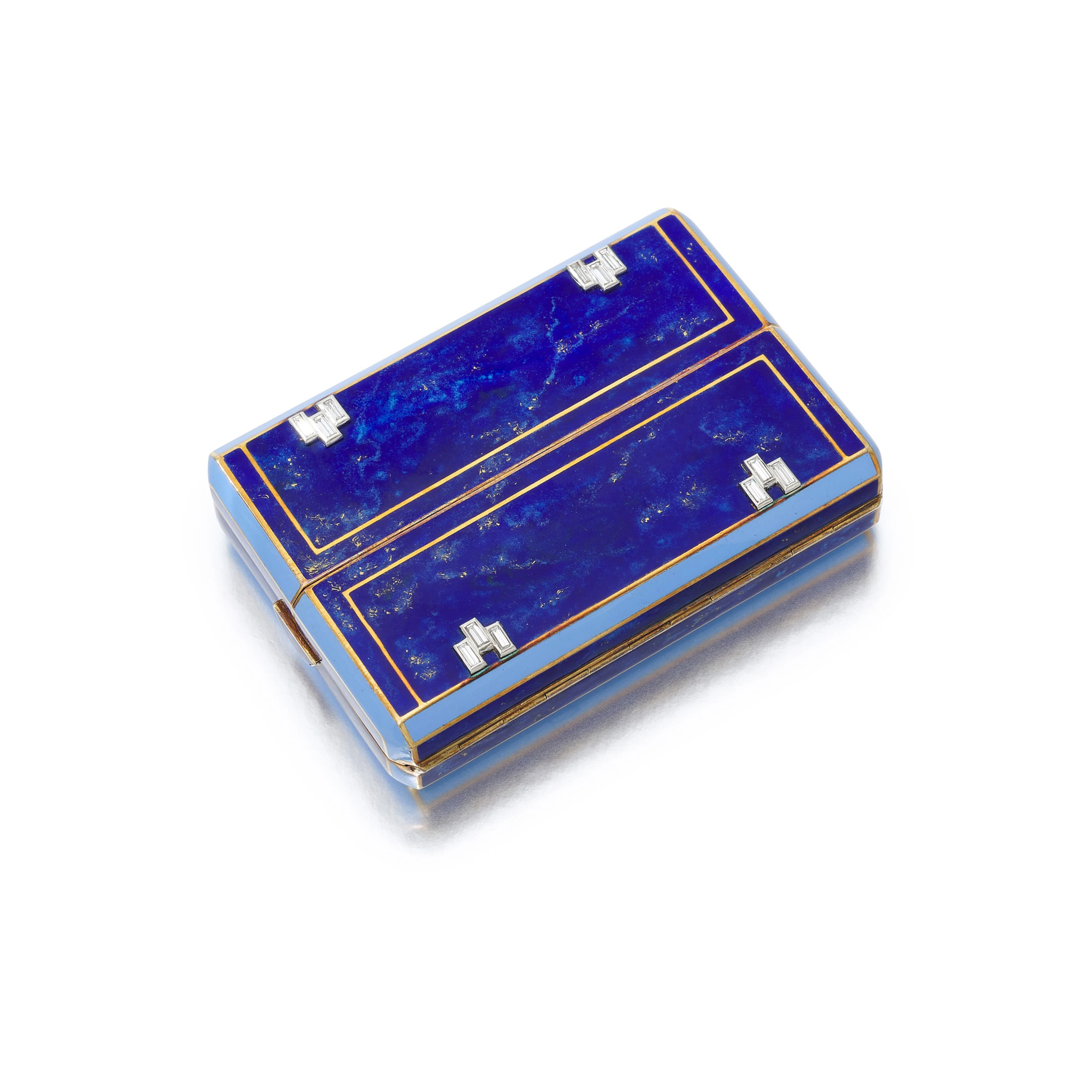 Enamel and diamond cigarette case (Portasigarette in smalto e diamanti)