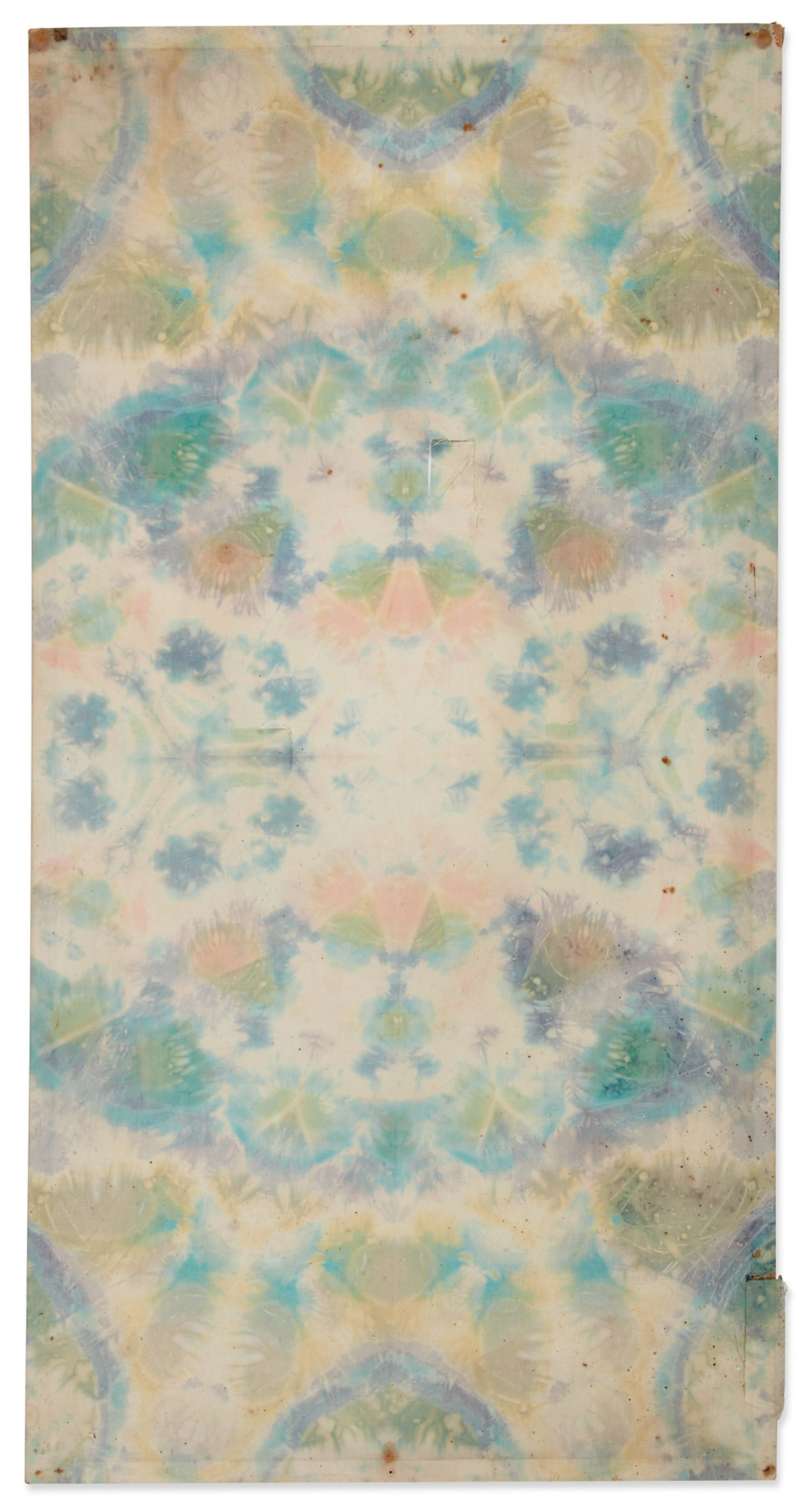 Courtenay Pollock | Stage-used “Geometriart” tie-dye speaker covers, ca. 1971