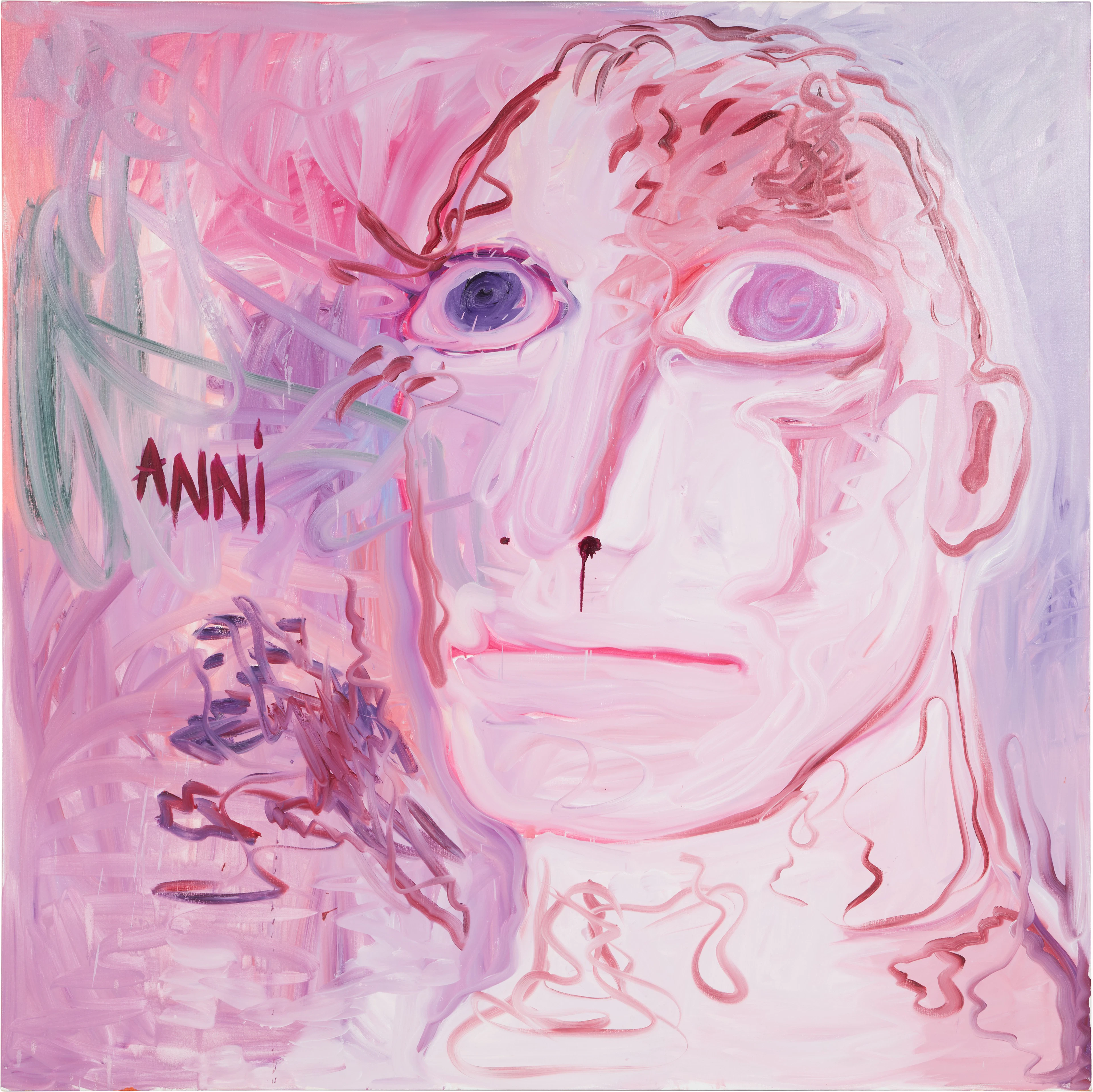 Self-portrait as Anni while she was recording her new album