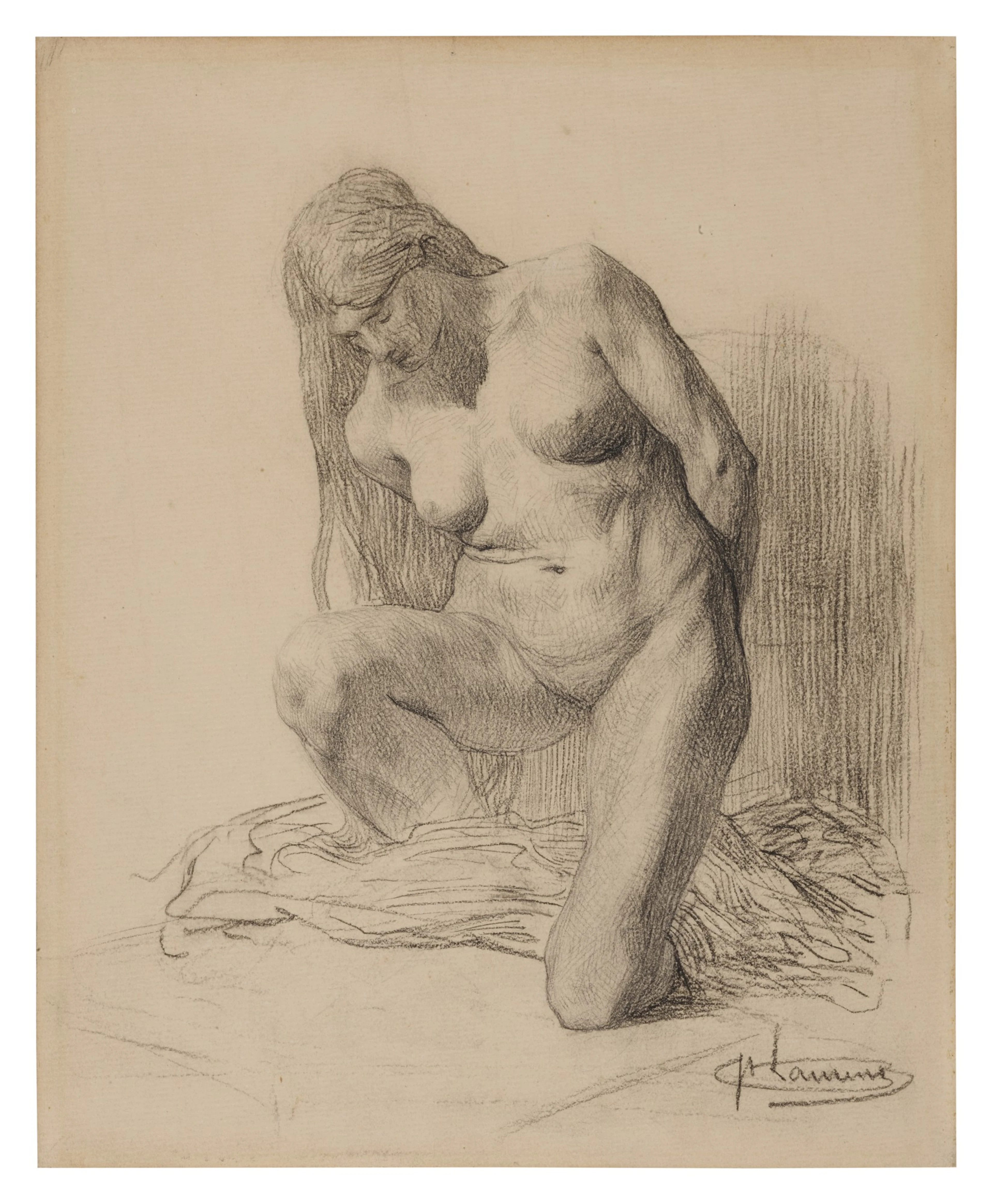 Recto: The Offering Verso: Study of an arm