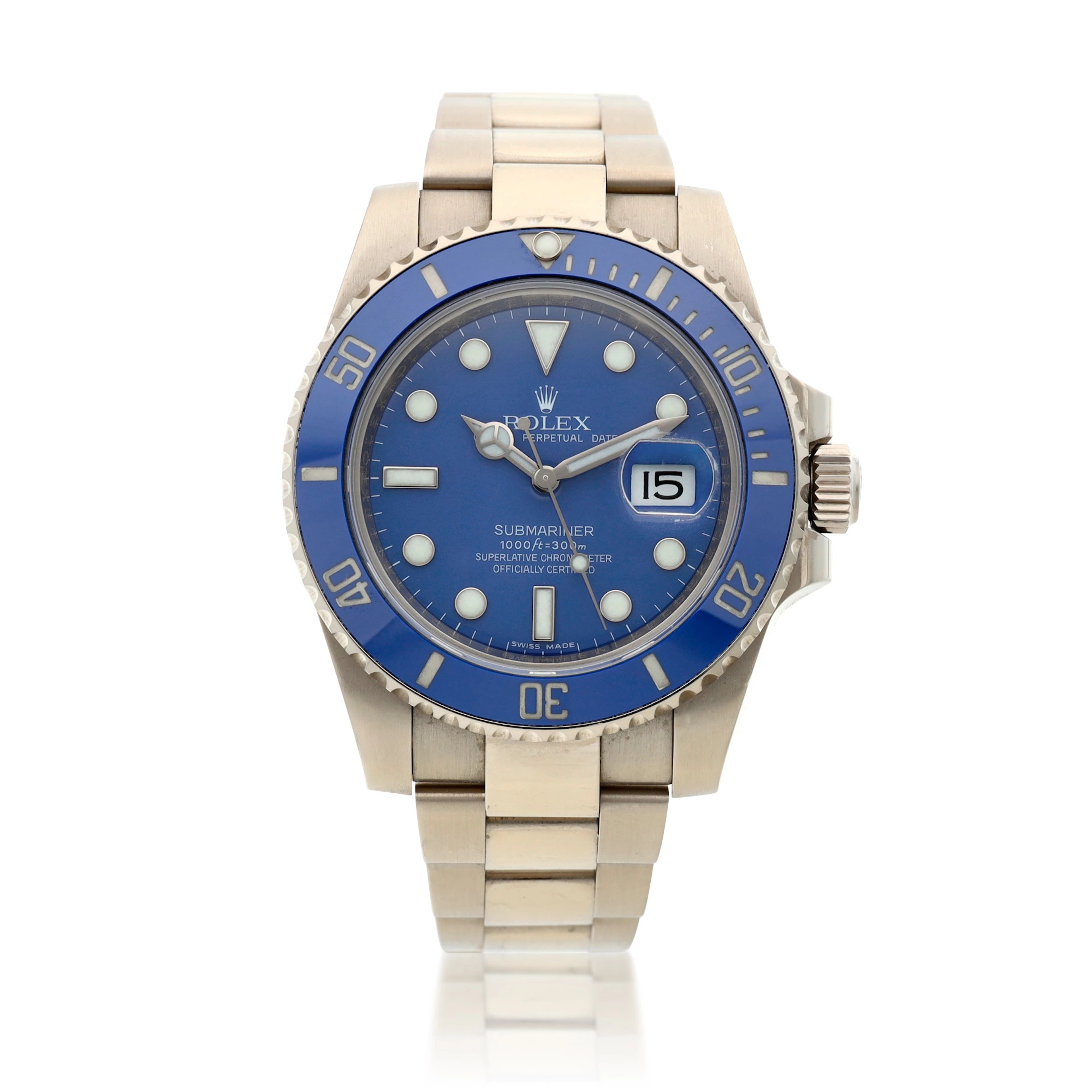 Reference 116619LB Submariner 'Smurf'
