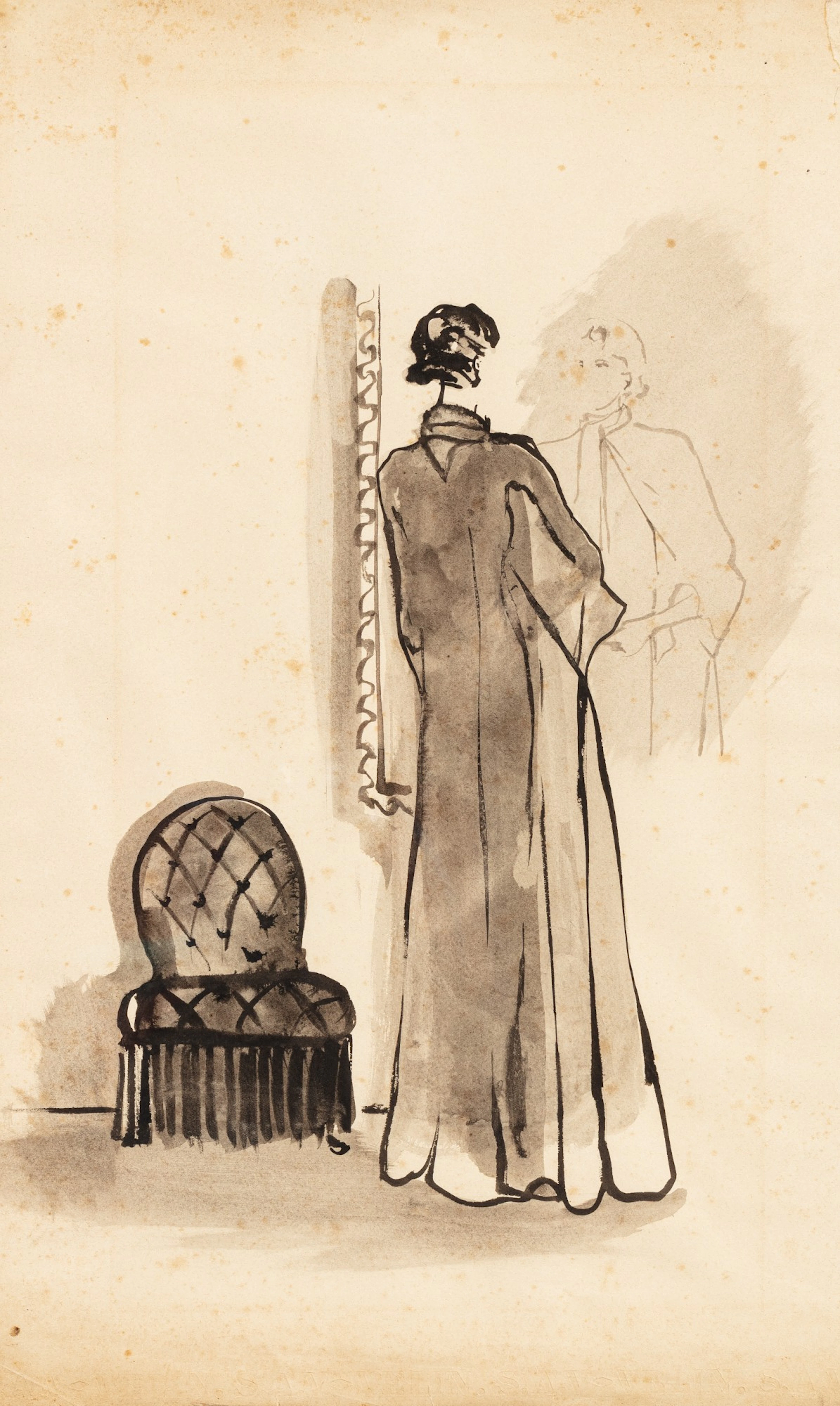 Femme au miroir