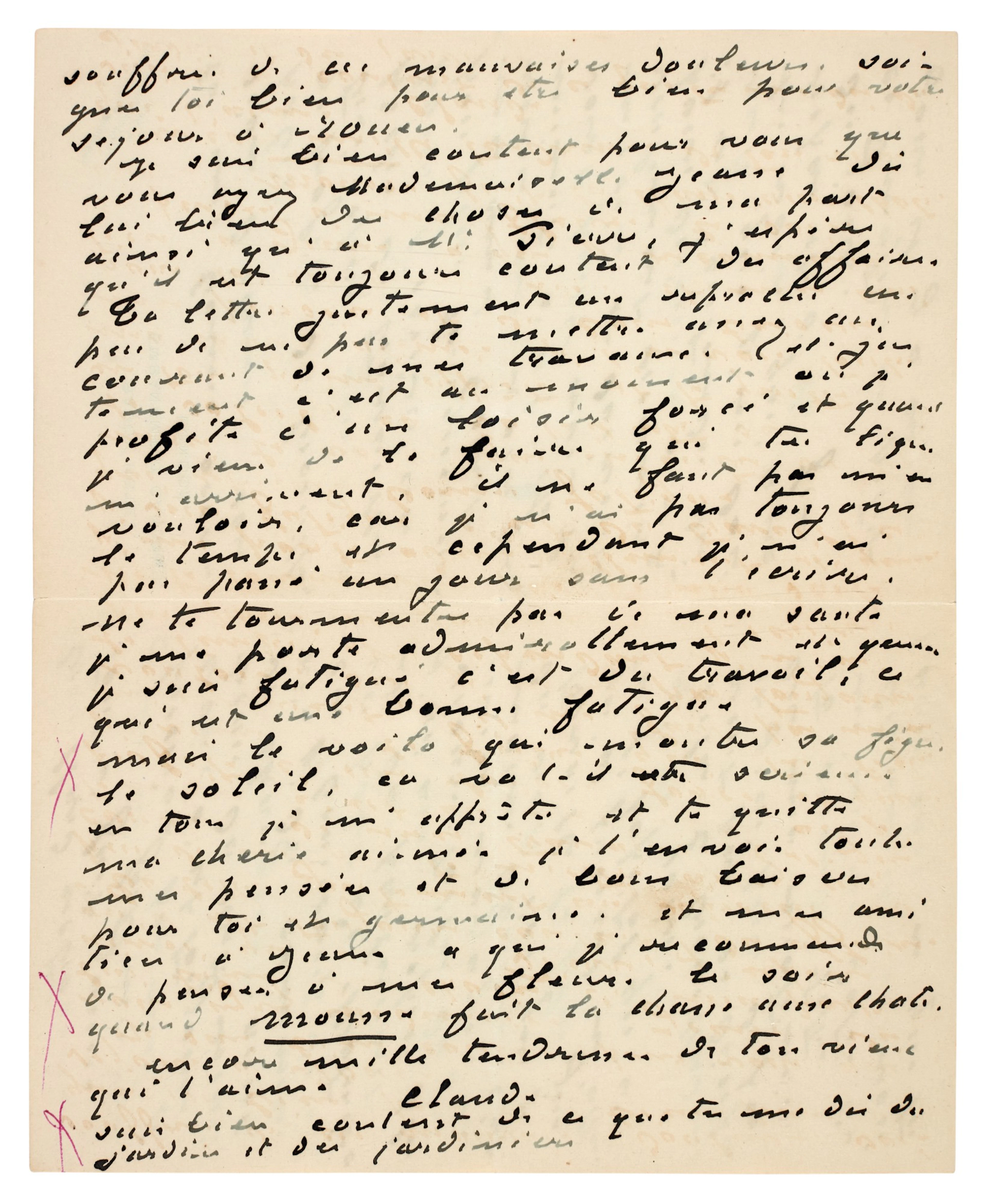 Claude Monet | Autograph letter signed