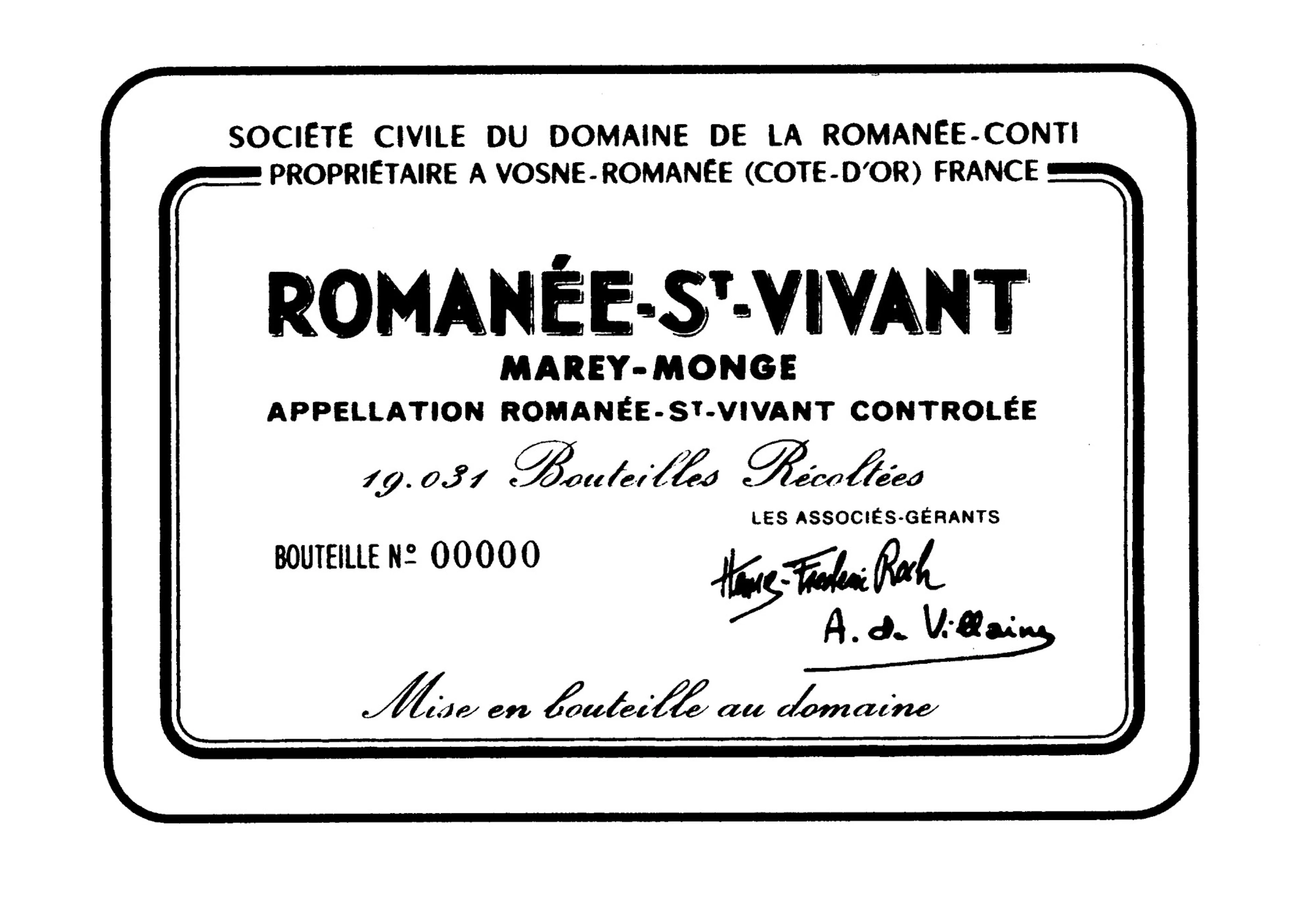 Romanée St. Vivant 2011 Domaine de la Romanée-Conti (1 MAG)