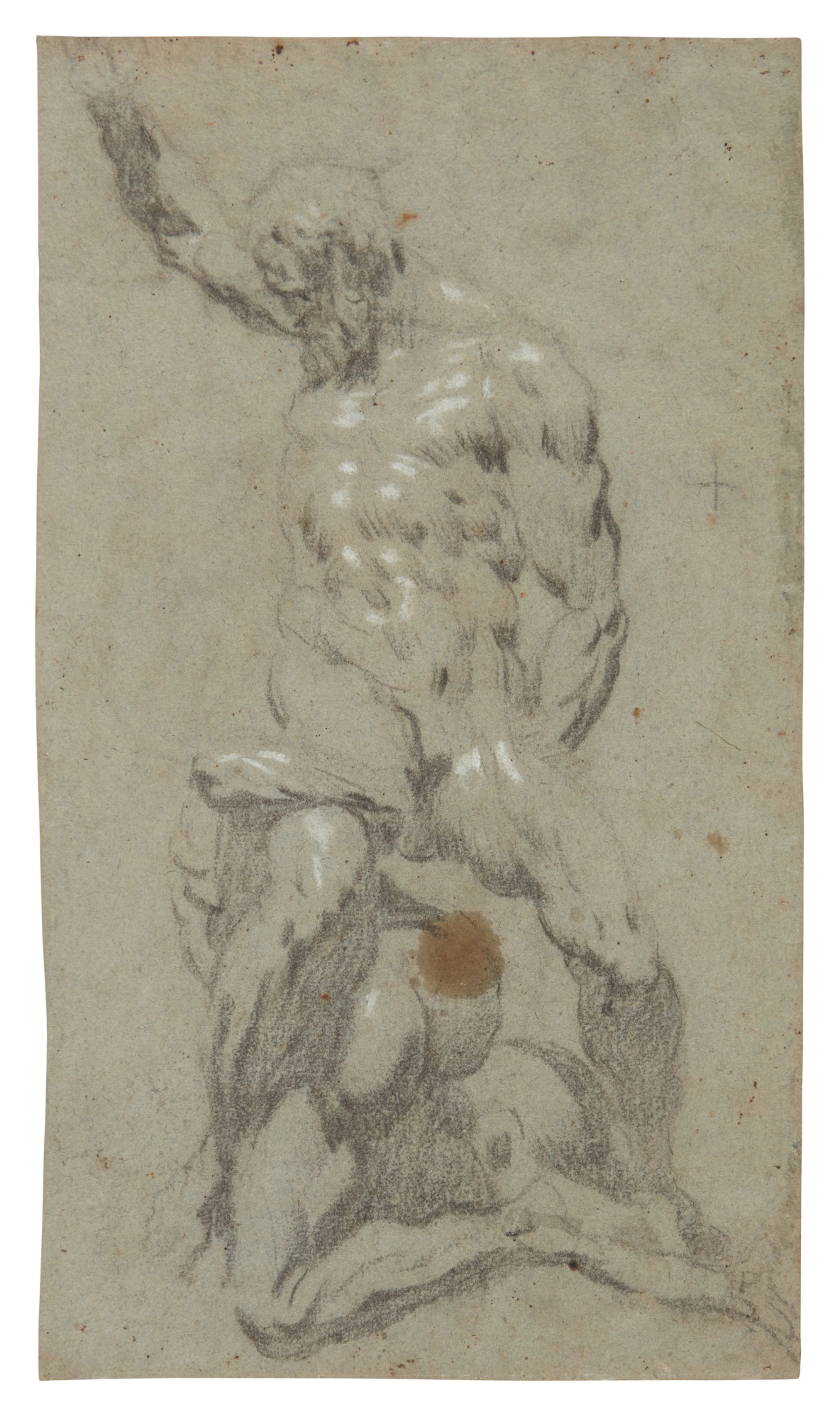 Samson slaying the Philistines, after Michelangelo (recto and verso)