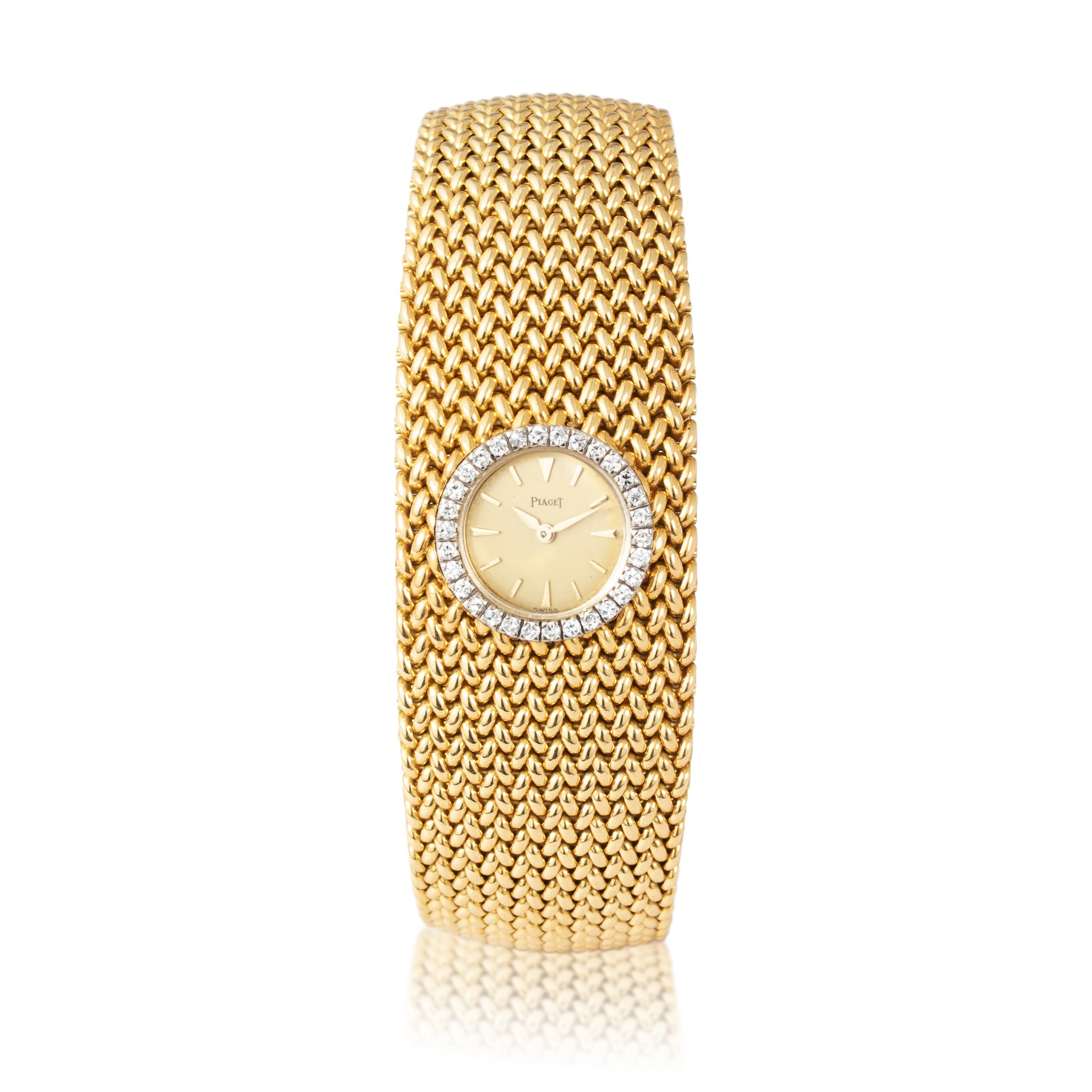 Piaget | Montre bracelet de dame or et diamants | Gold...