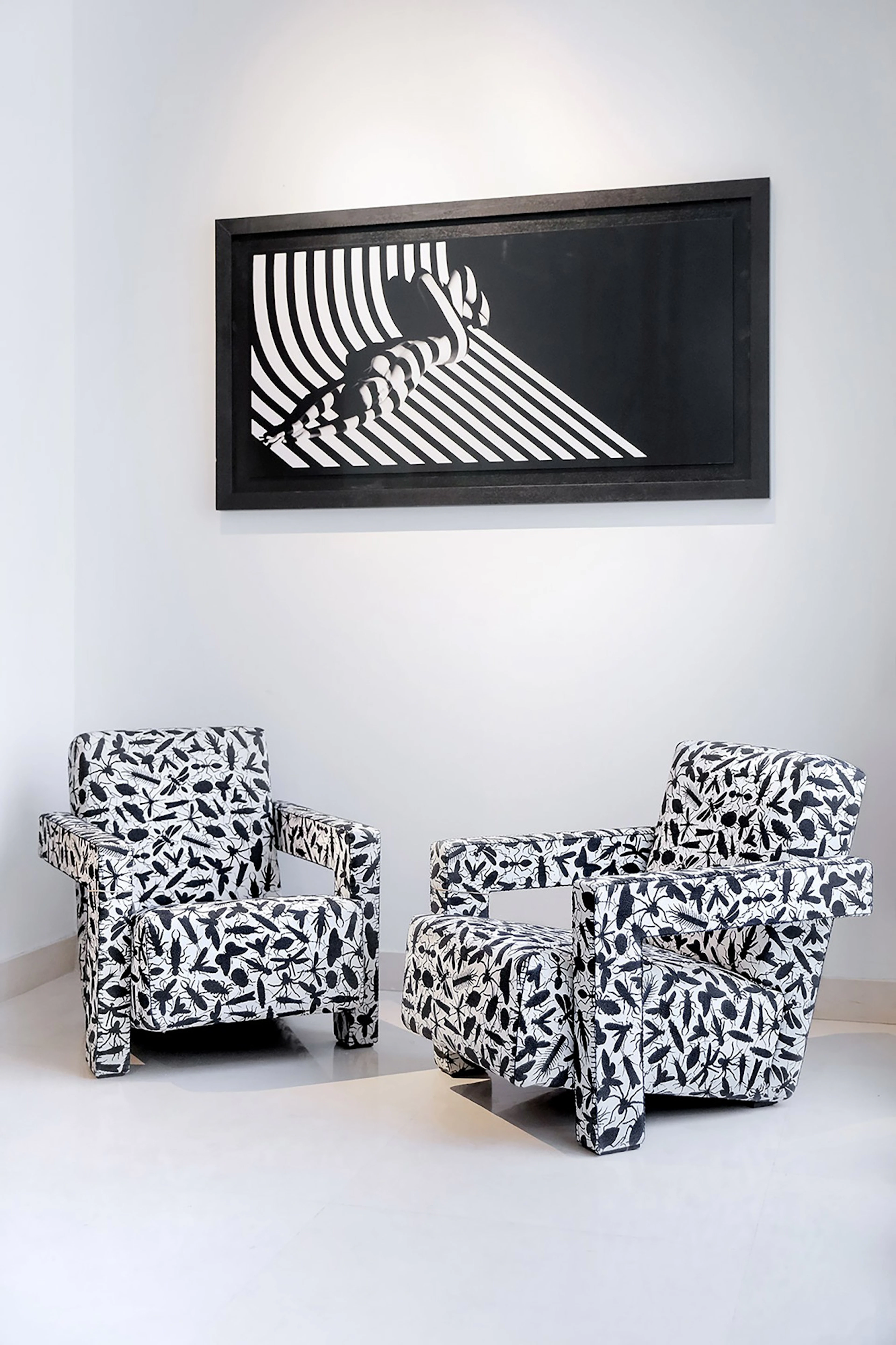 Pair of Utrecht insect armchairs, 2008-2009