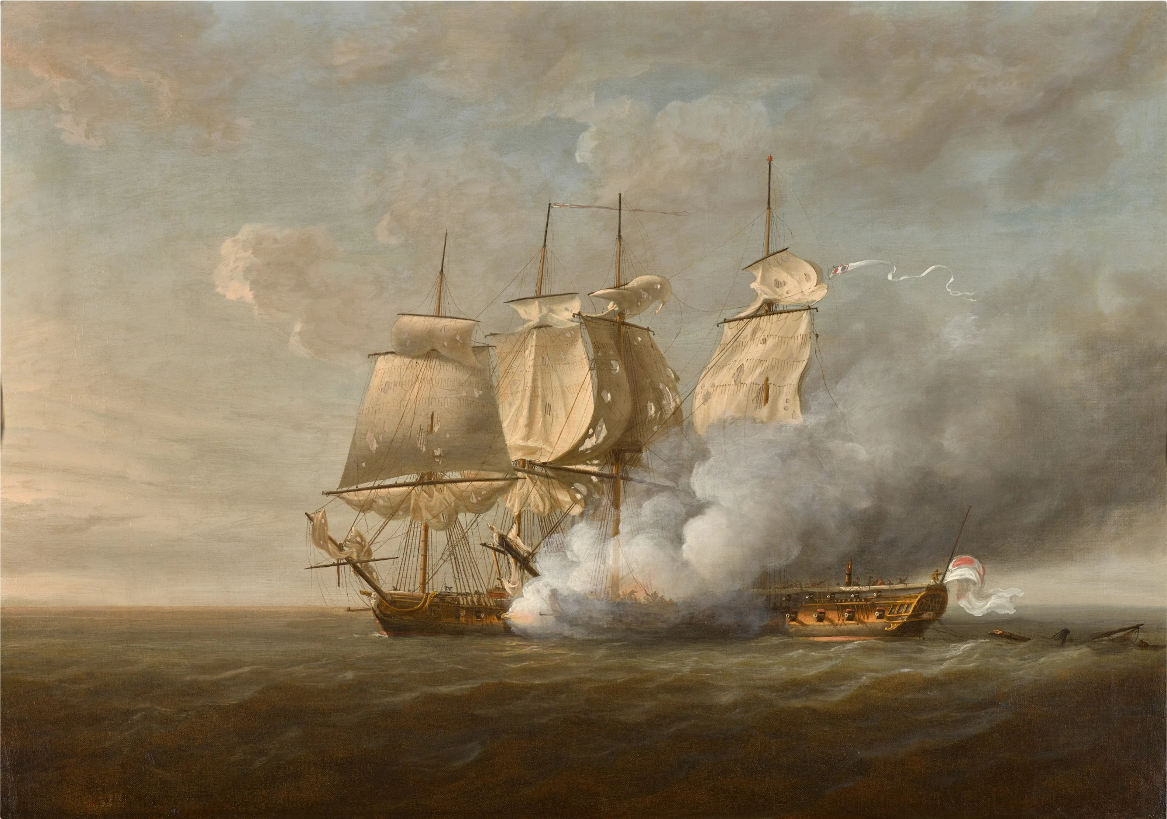 Engagement between the French frigate Cléopâtre and HMS Nymph
