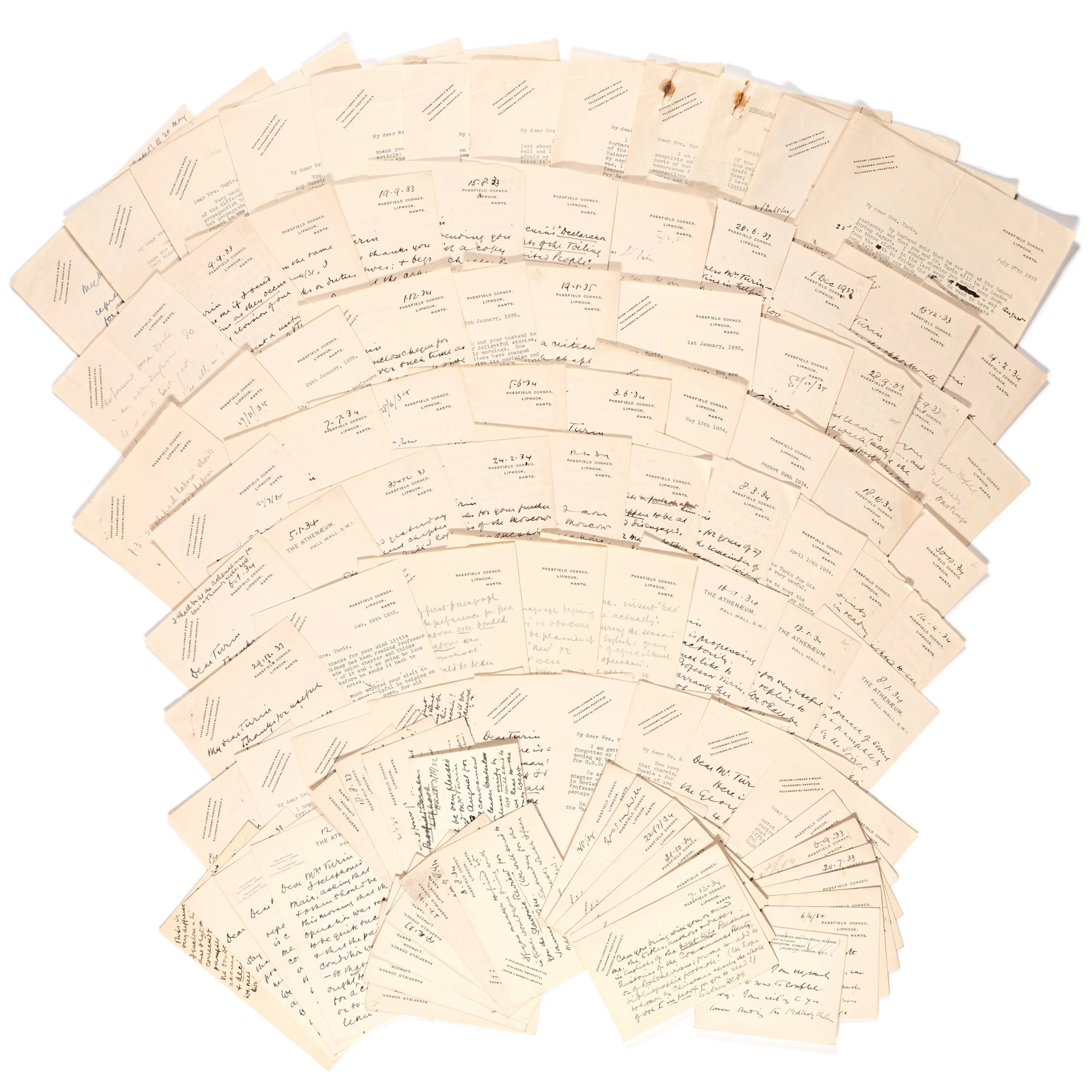 Sidney and Beatrice Webb | Series of c.200 letters on the Soviet system