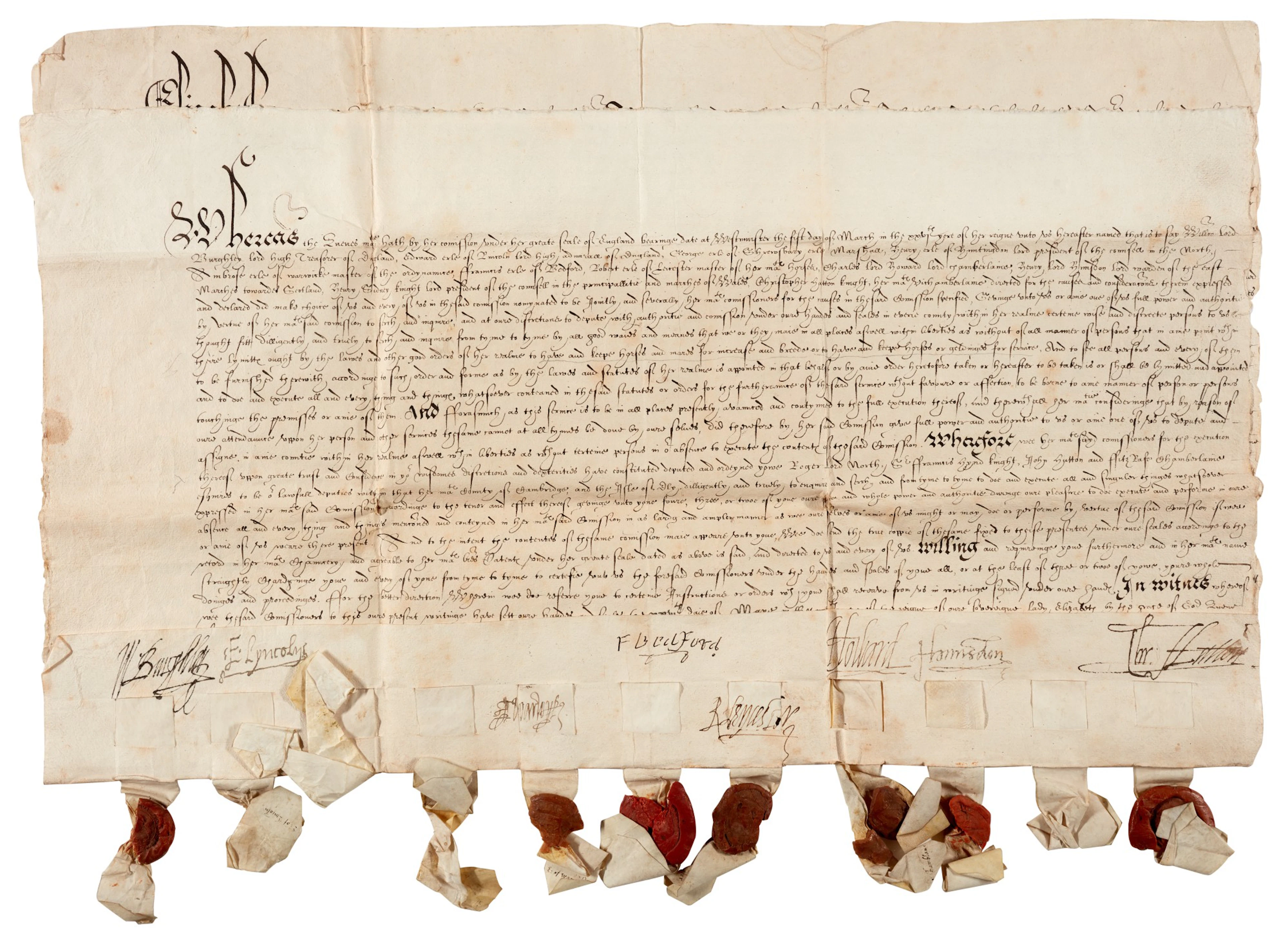 Queen Elizabeth I--Privy Council | Letters patent