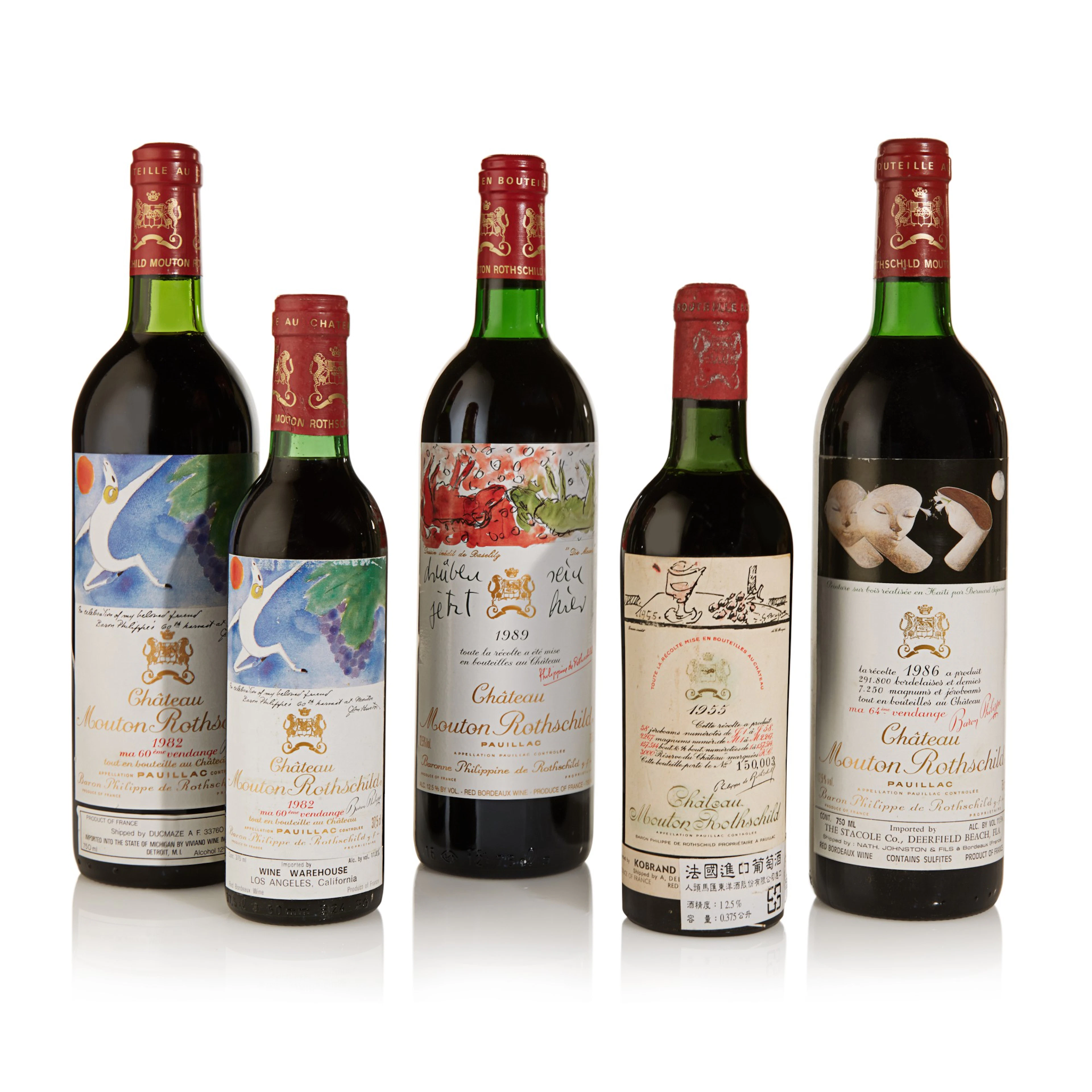 Château Mouton Rothschild 1955 (3 HB)