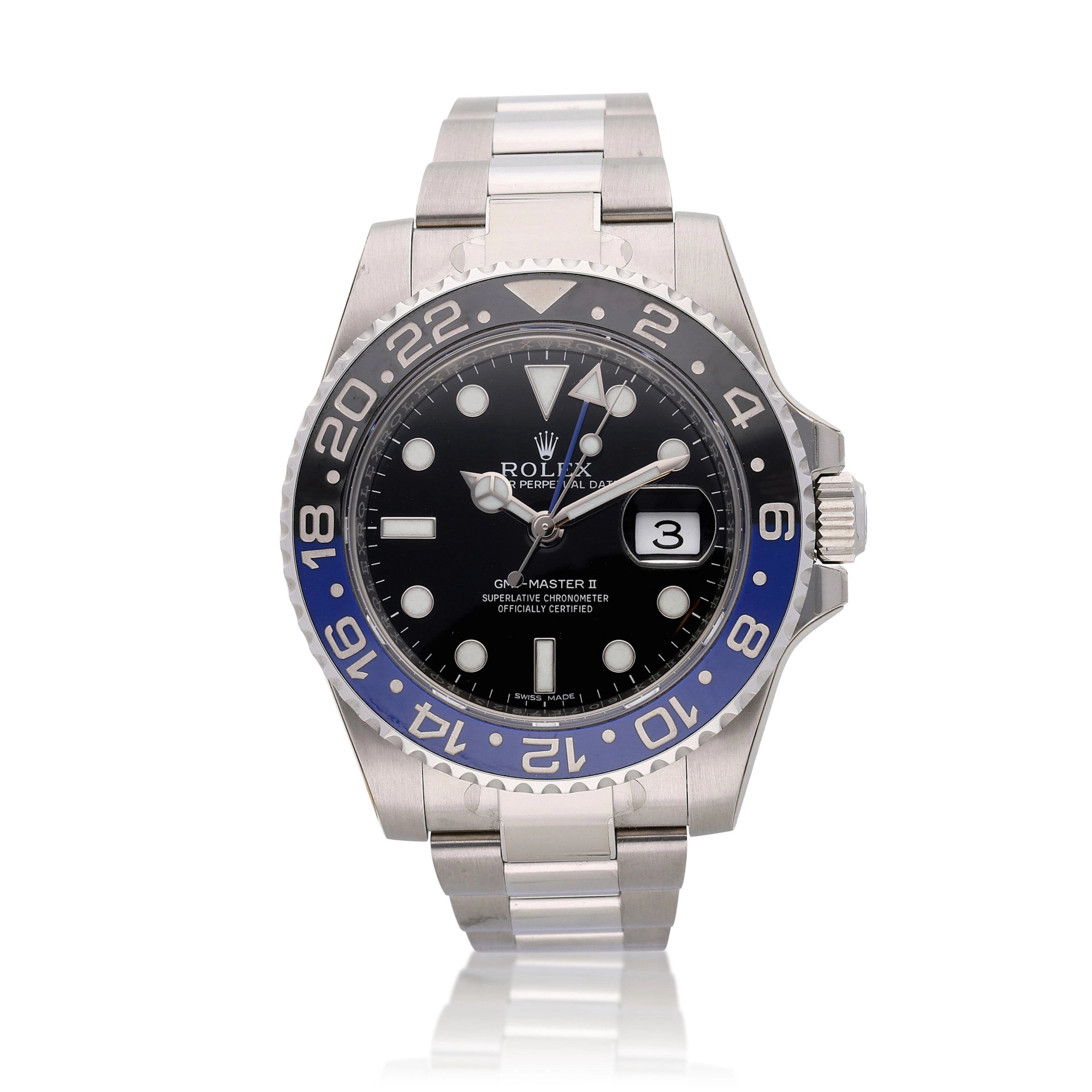Reference 116710BLNR GMT-Master II 'Batman' | A stainless...