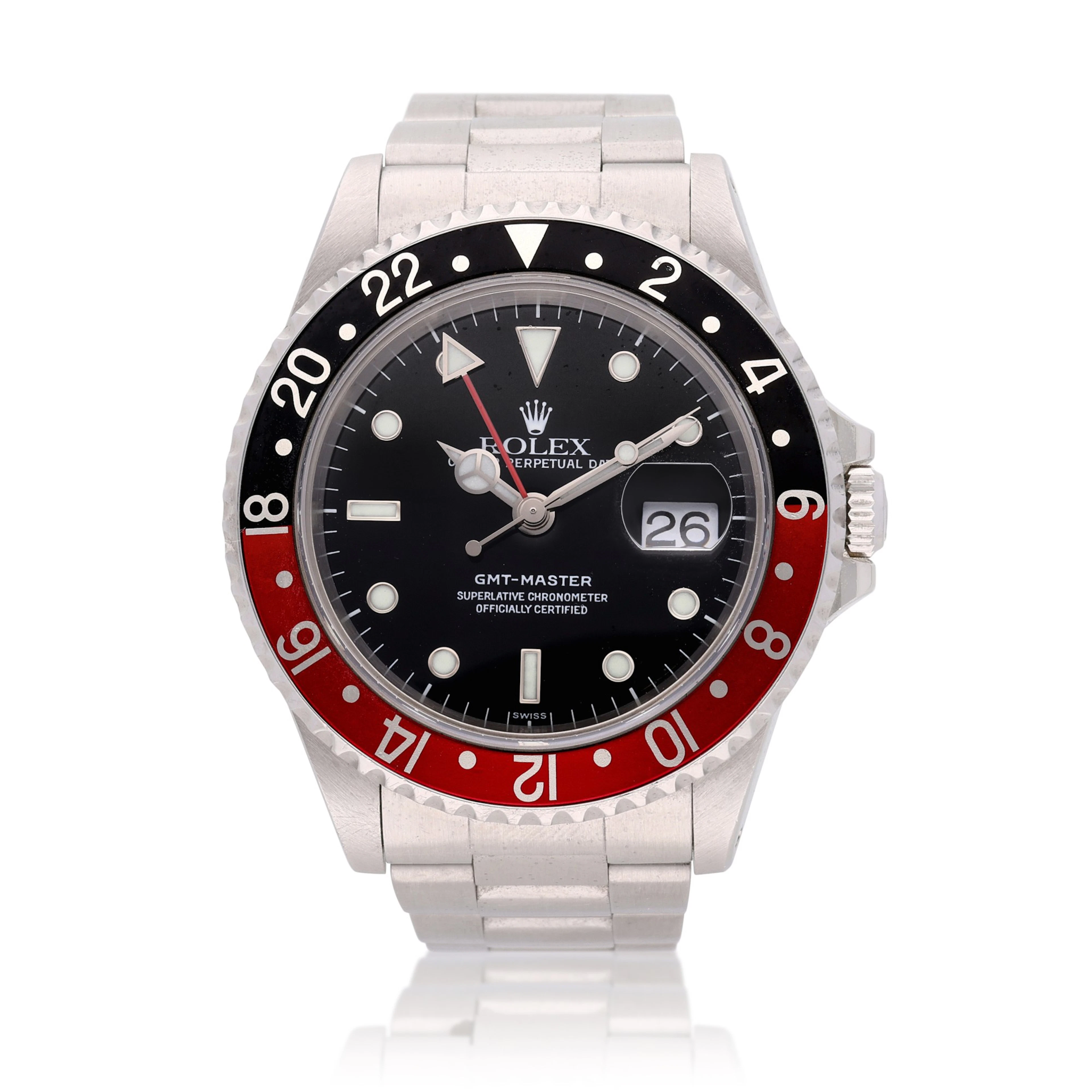 Reference 16700 GMT-Master 'Coke' | A stainless steel...