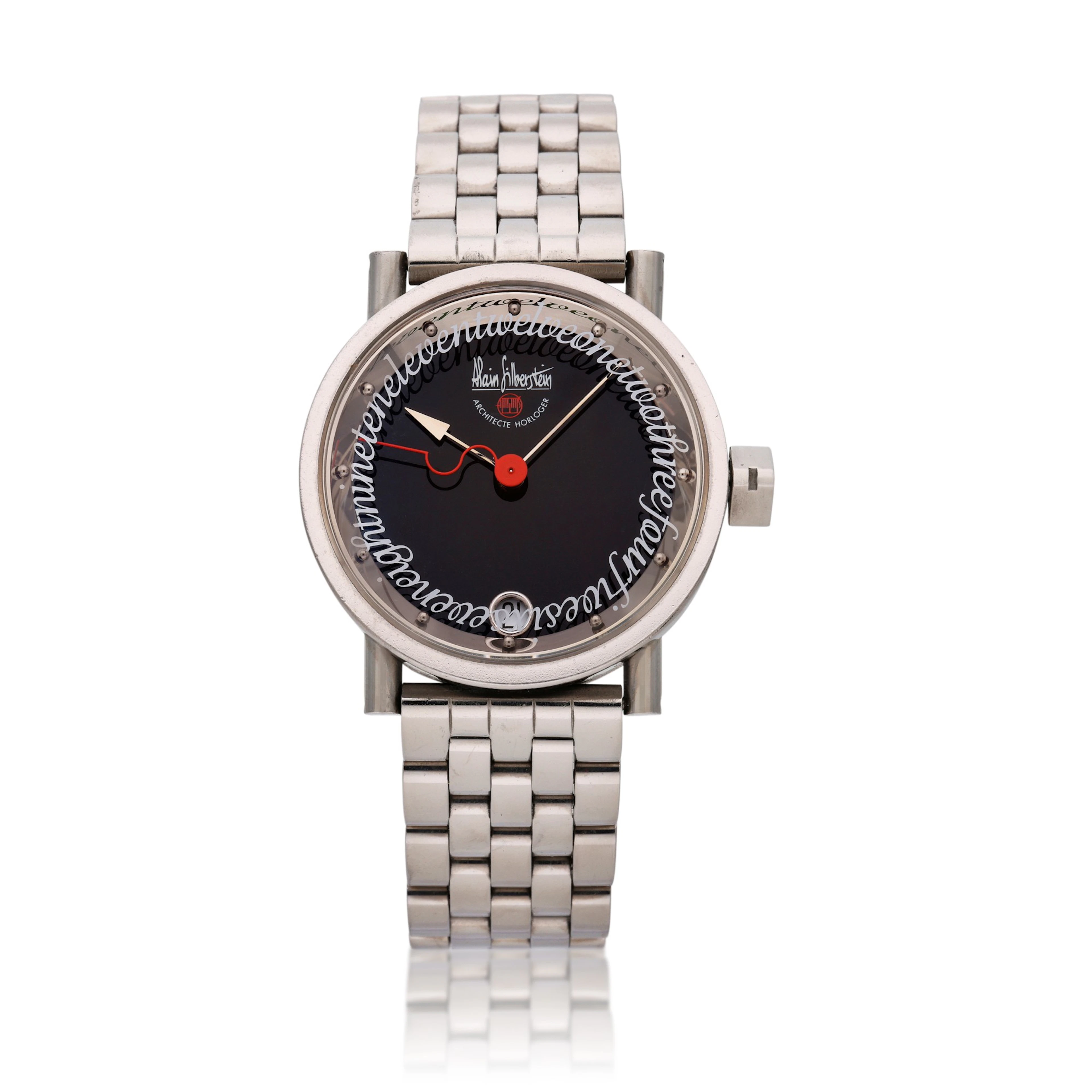 Klub Small | A stainless steel automatic wristwatch with date and bracelet