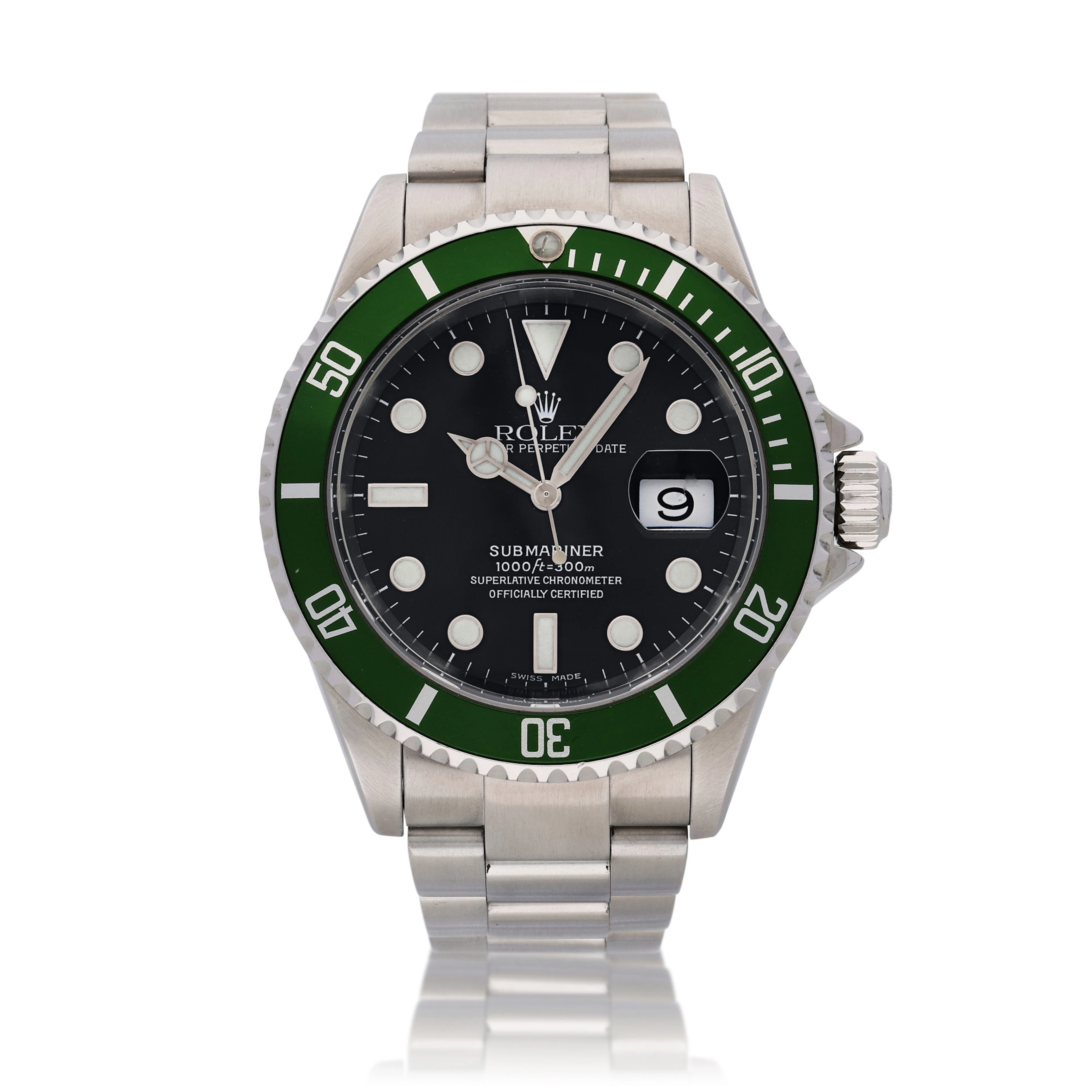 Reference 16610LV Submariner 'Kermit Flat 4' | A...